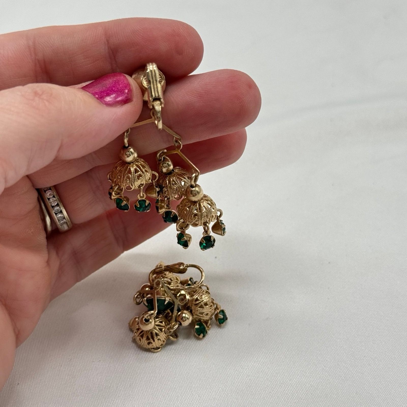 NBDN Nobrandedon Vintage crystal chandelier earrings Size ONE SIZE - 6 Thumbnail