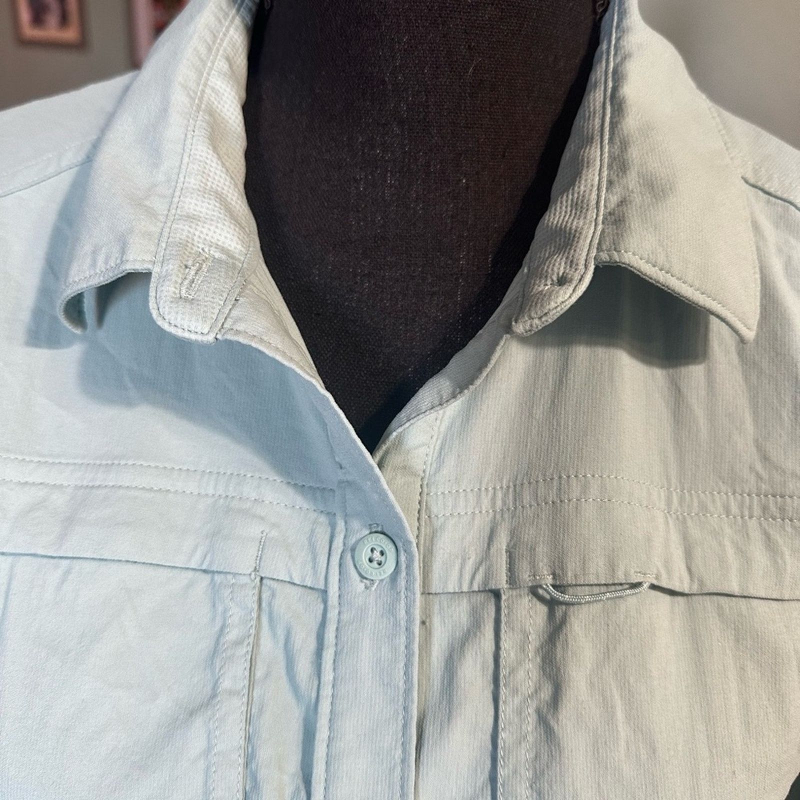 Rei REI Light Blue Outdoor Hiking Shirt Size M / US 6-8 / IT 42-44 - 2 Thumbnail