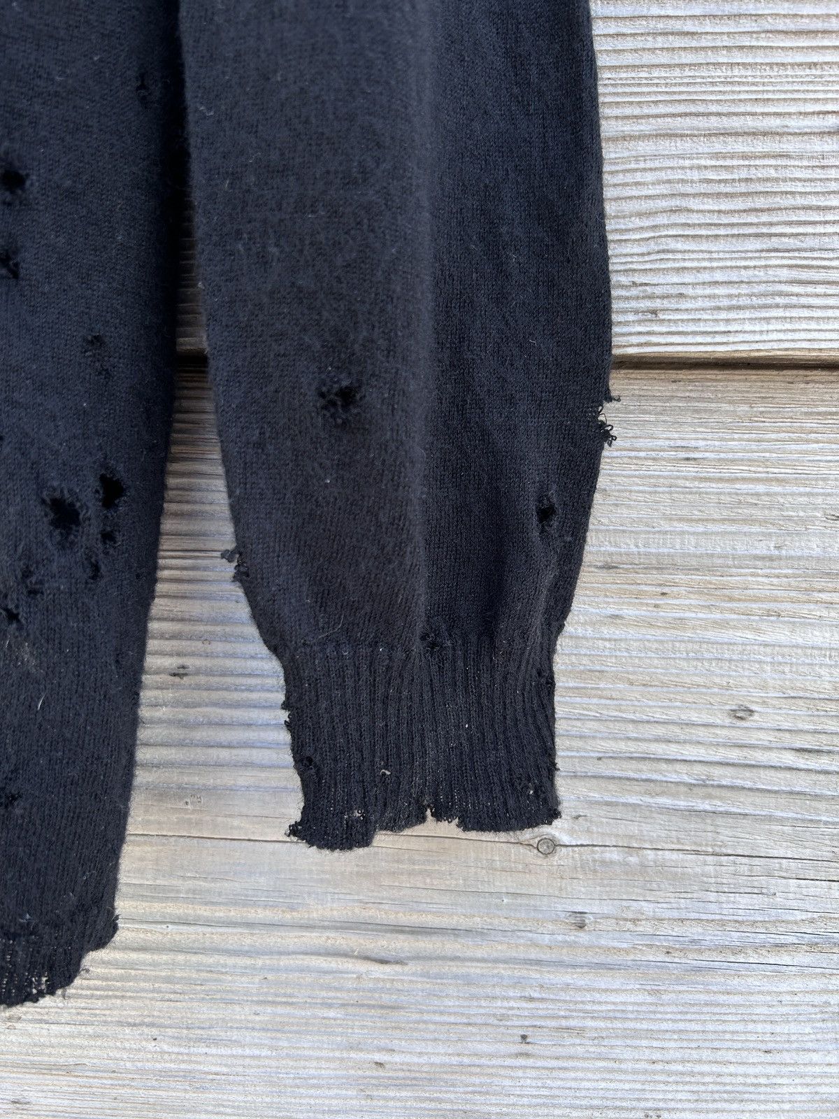 Rick Owens Rick Owens Phlegethon S/S 21 Distressed Cashmere Sweater Size US L / EU 52-54 / 3 - 5 Thumbnail