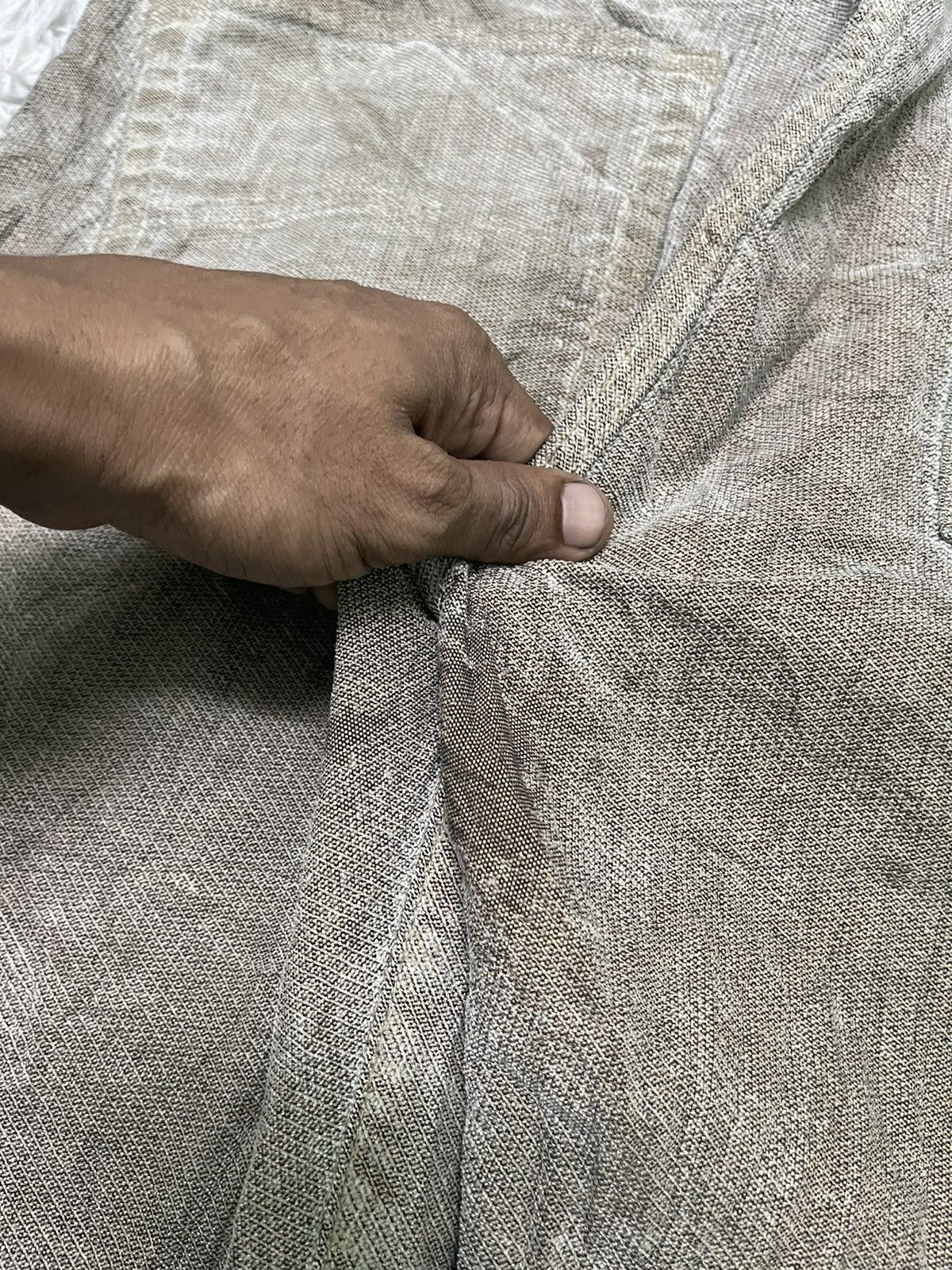 Emporio Armani 90s EMPORIO ARMANI MUD WASH DENIM JEANS RARE DESIGN Size US 34 / EU 50 - 14 Thumbnail