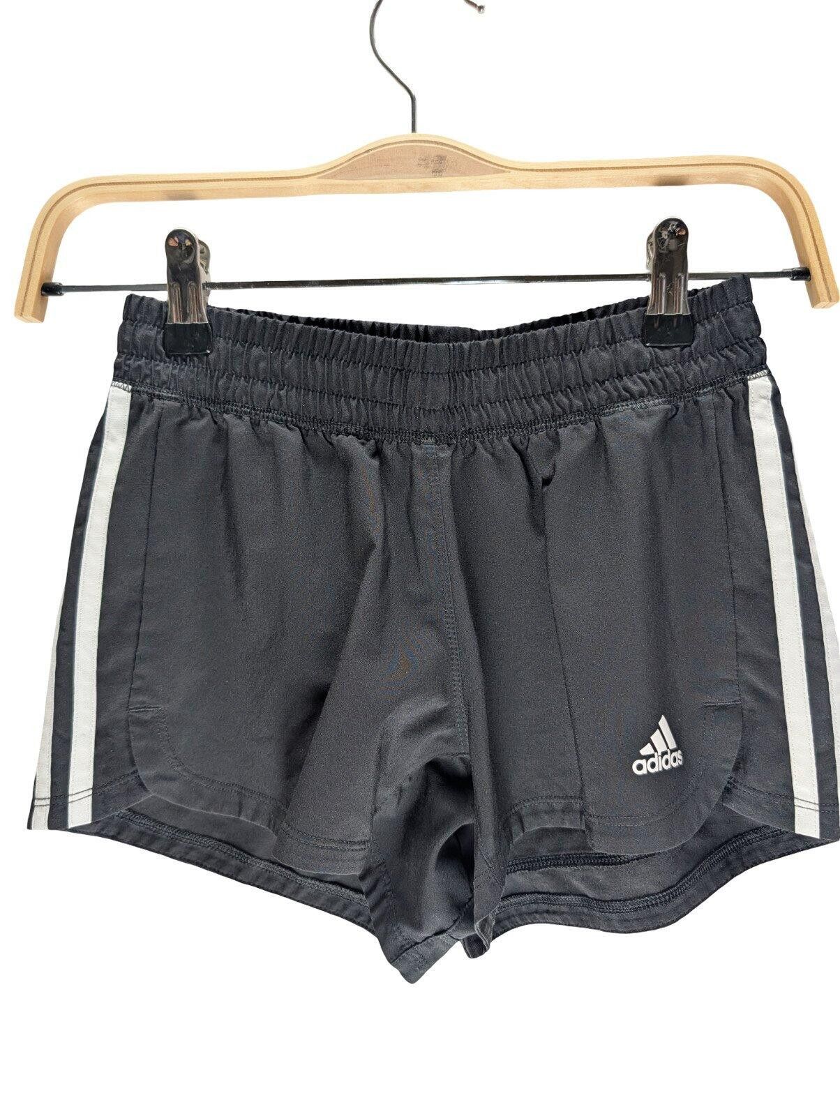Adidas Adidas Women’s Athletic Running Shorts Black w Stripes (2XS) Size 25" / US 0 / IT 36 - 1 Thumbnail
