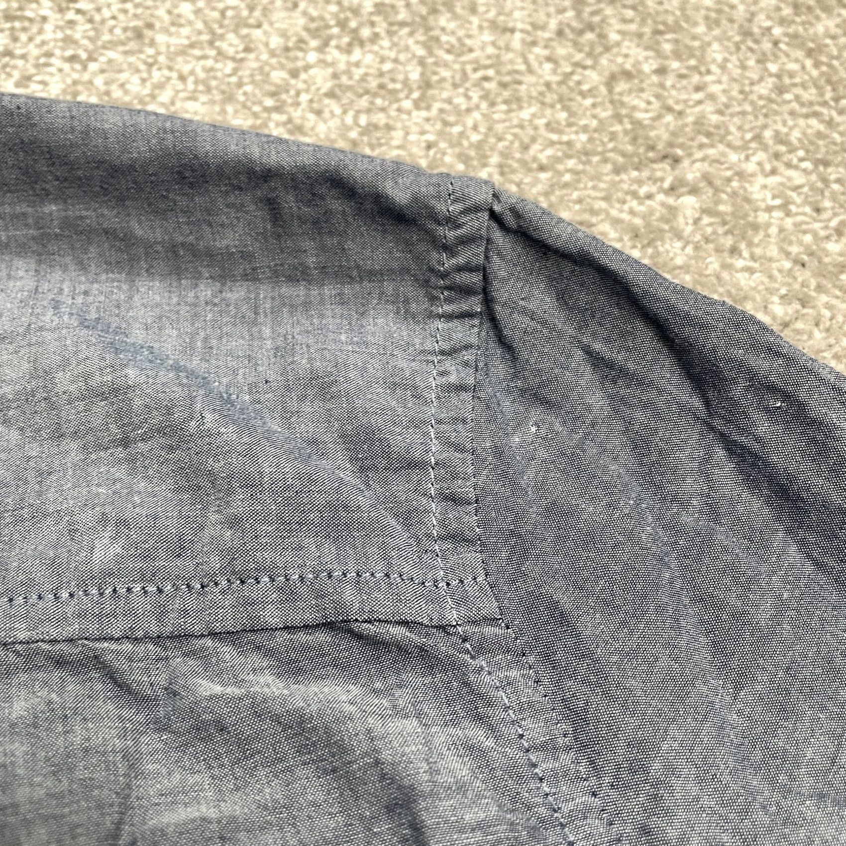 J.Crew J.CREW Shirt Womens XXS Petites Chambray Tunic Long Sleeve Blue Casual Shirt Size XXS / US 00 / IT 34 - 6 Thumbnail