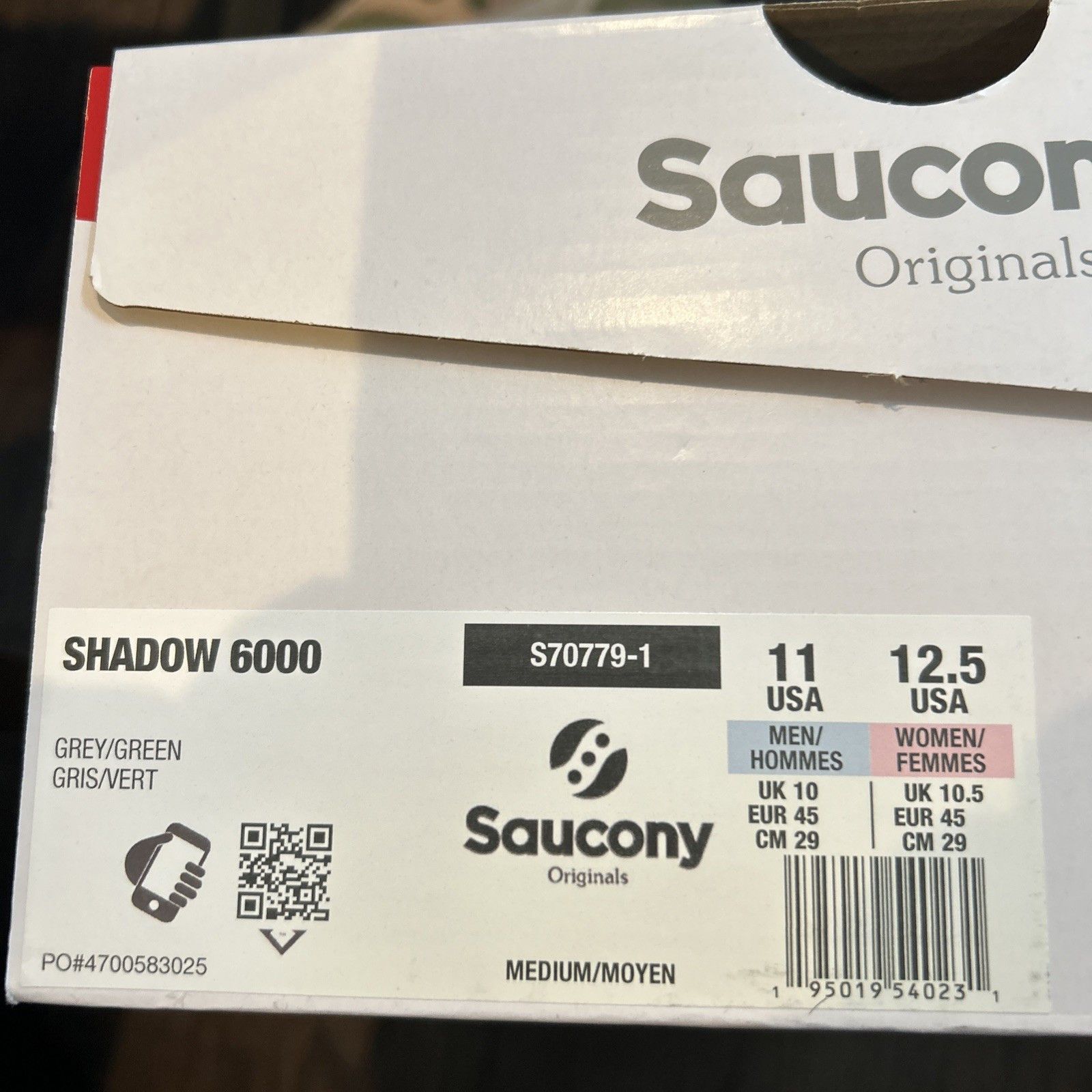 Saucony Saucony Shadow 6000 Sneaker Size US 11 / EU 44 - 7 Thumbnail