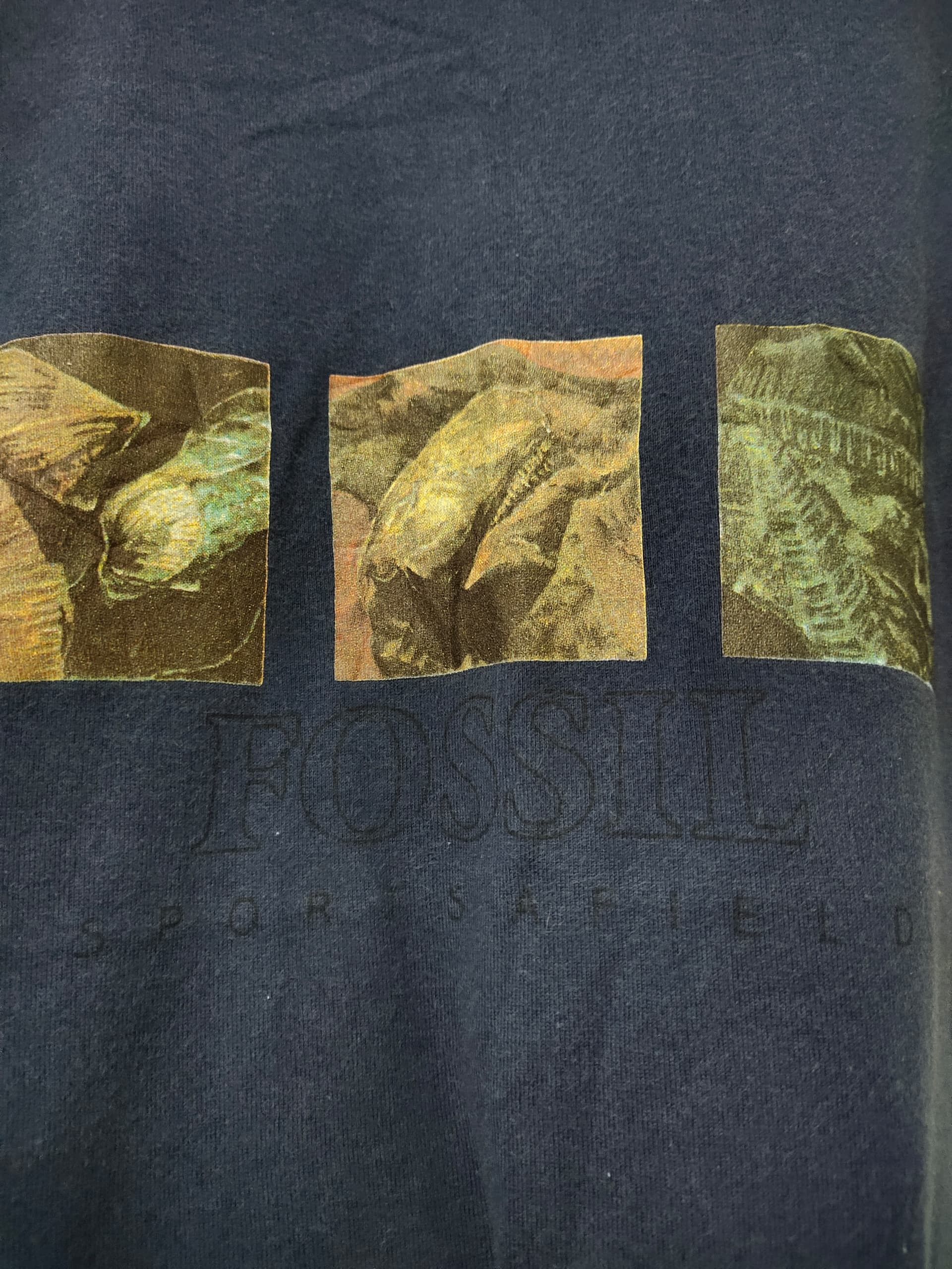 Fossil Vintage 1990s FOSSIL Brand t shirt promo very rare Size US M / EU 48-50 / 2 - 6 Thumbnail
