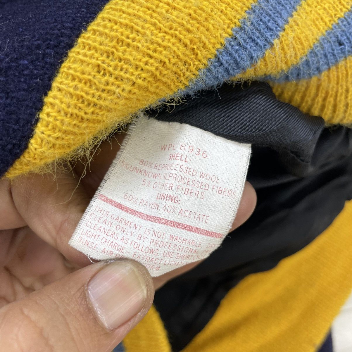 Delong 💥Vintage Delong Wool Varsity Sailor Collar Jacket Embroider Size US S / EU 44-46 / 1 - 6 Thumbnail
