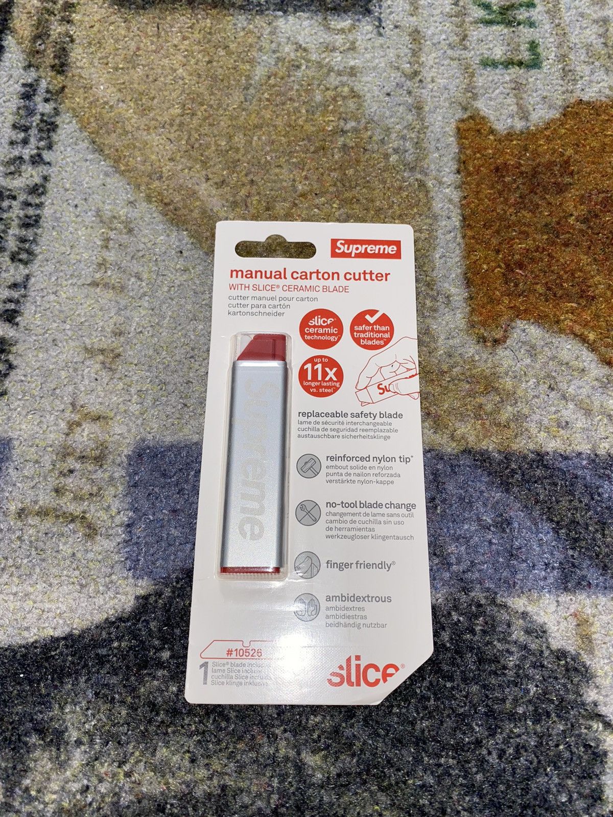 Supreme Supreme Slice Manual Carton Cutter Silver Size ONE SIZE - 1 Thumbnail