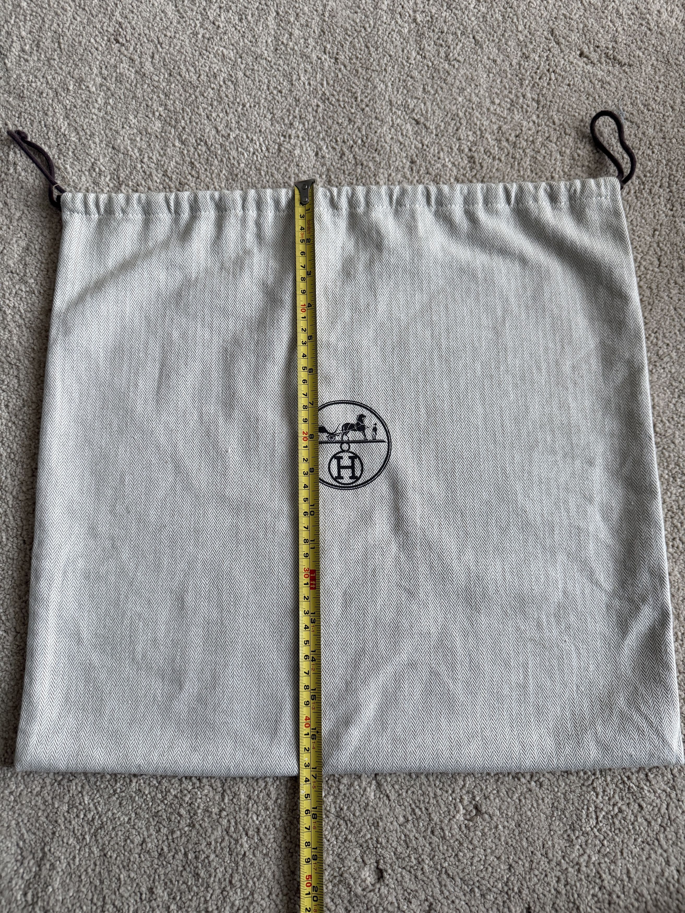 Hermes Authentic Hermes Herringbone Tweed Drawstring Storage Size ONE SIZE - 2 Thumbnail