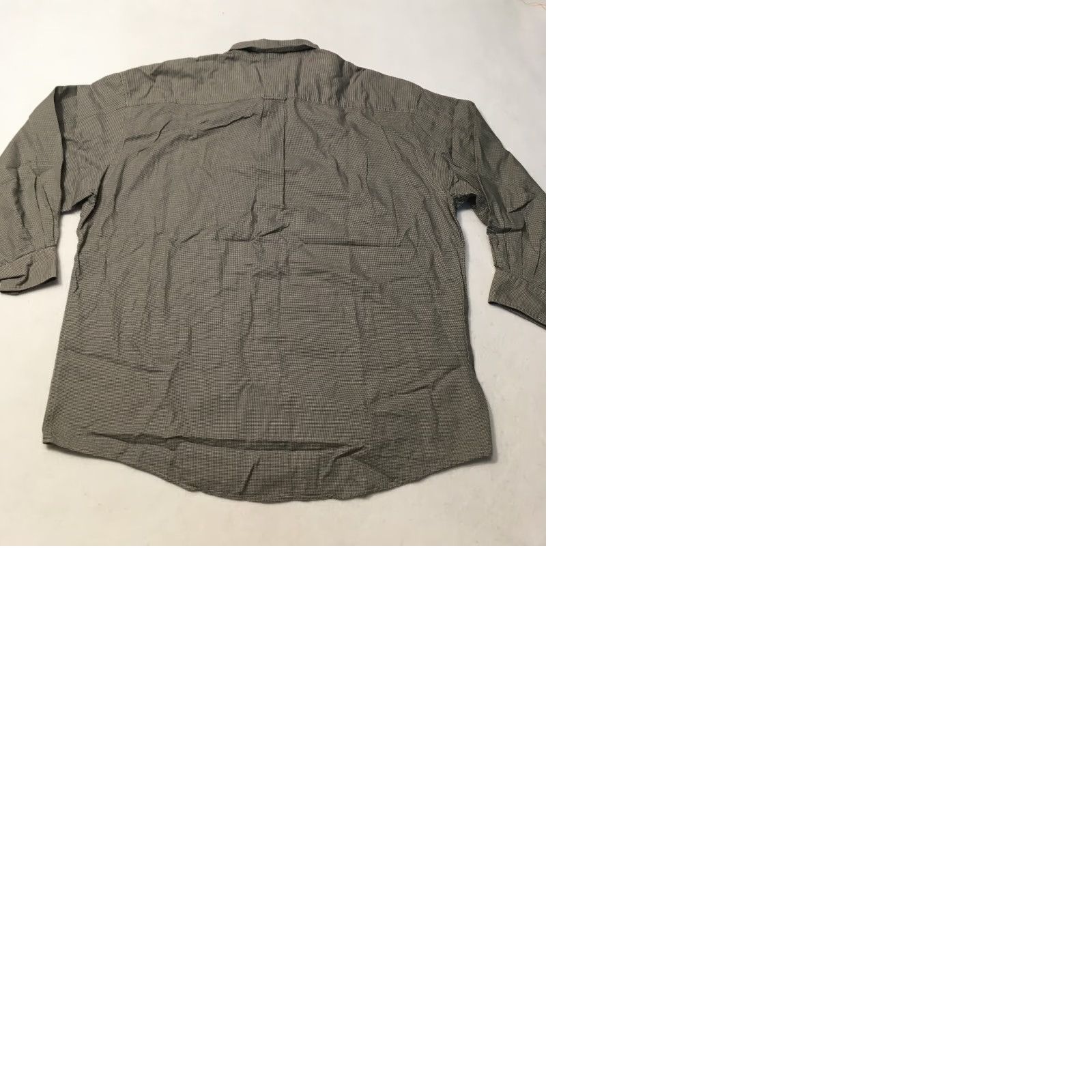 Vintage NATURAL STYLE Button Up Long Sleeve Shirt Mens LARGE Gray Geometric 17.5 Shirt Mens Large Gray Geometric 17.5 Size US L / EU 52-54 / 3 - 9 Thumbnail