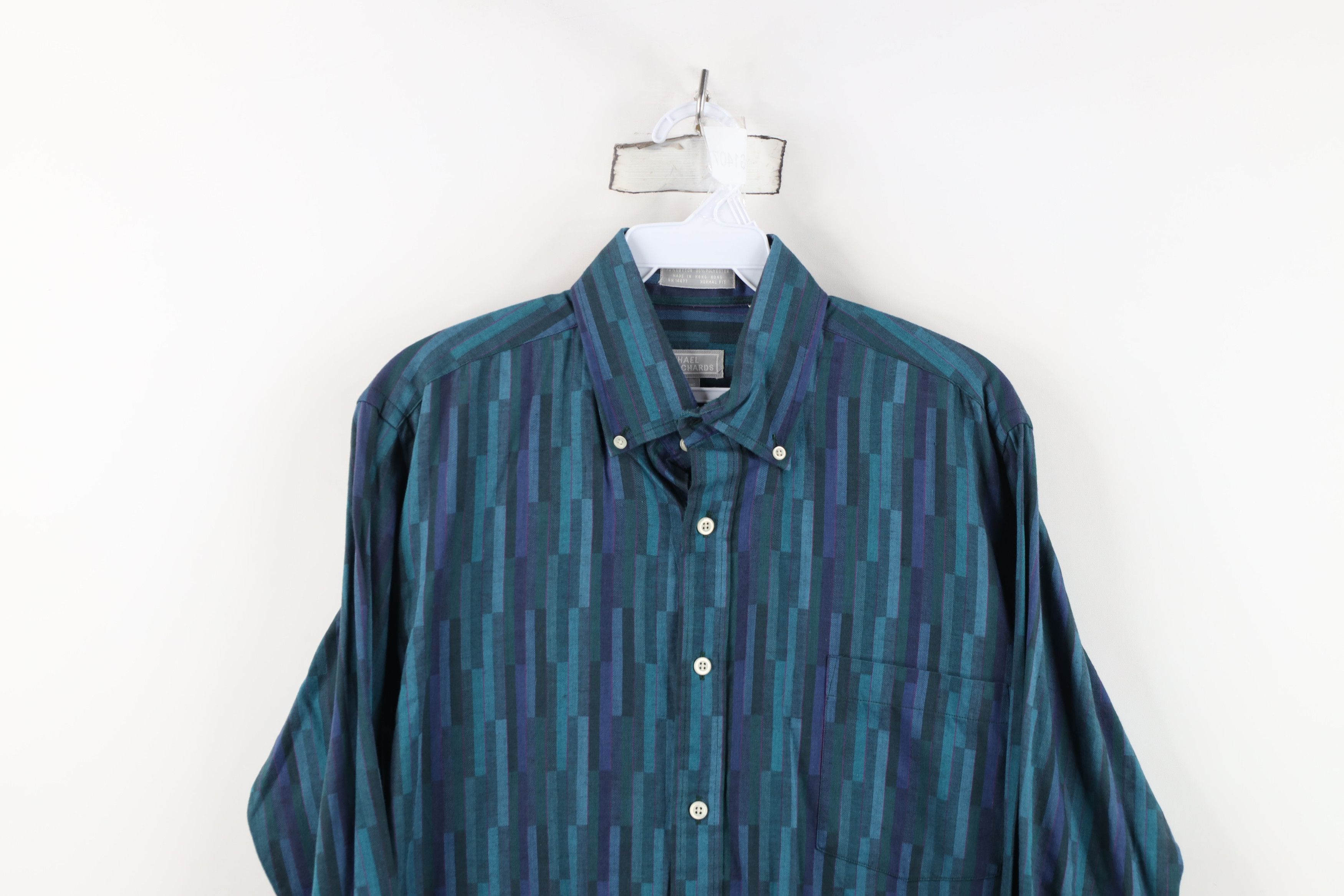Vintage Vintage 80s 90s Streetwear Collared Button Down Shirt Size US M / EU 48-50 / 2 - 2 Thumbnail