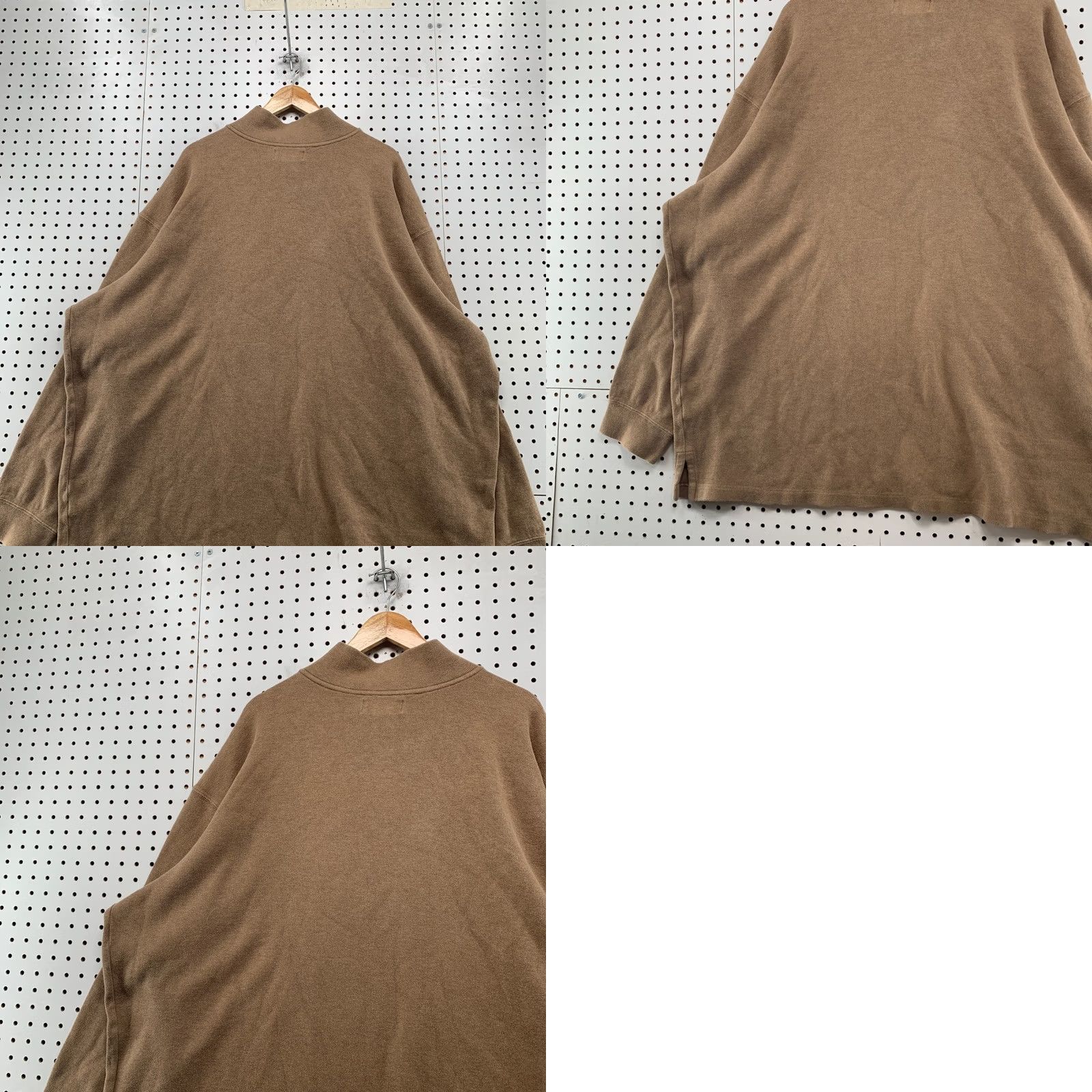 Polo Ralph Lauren Polo Ralph Lauren Sweater Mens 4XLT Brown Cotton Quarter Zip Pullover 00s Size US XXL / EU 58 / 5 - 9 Thumbnail