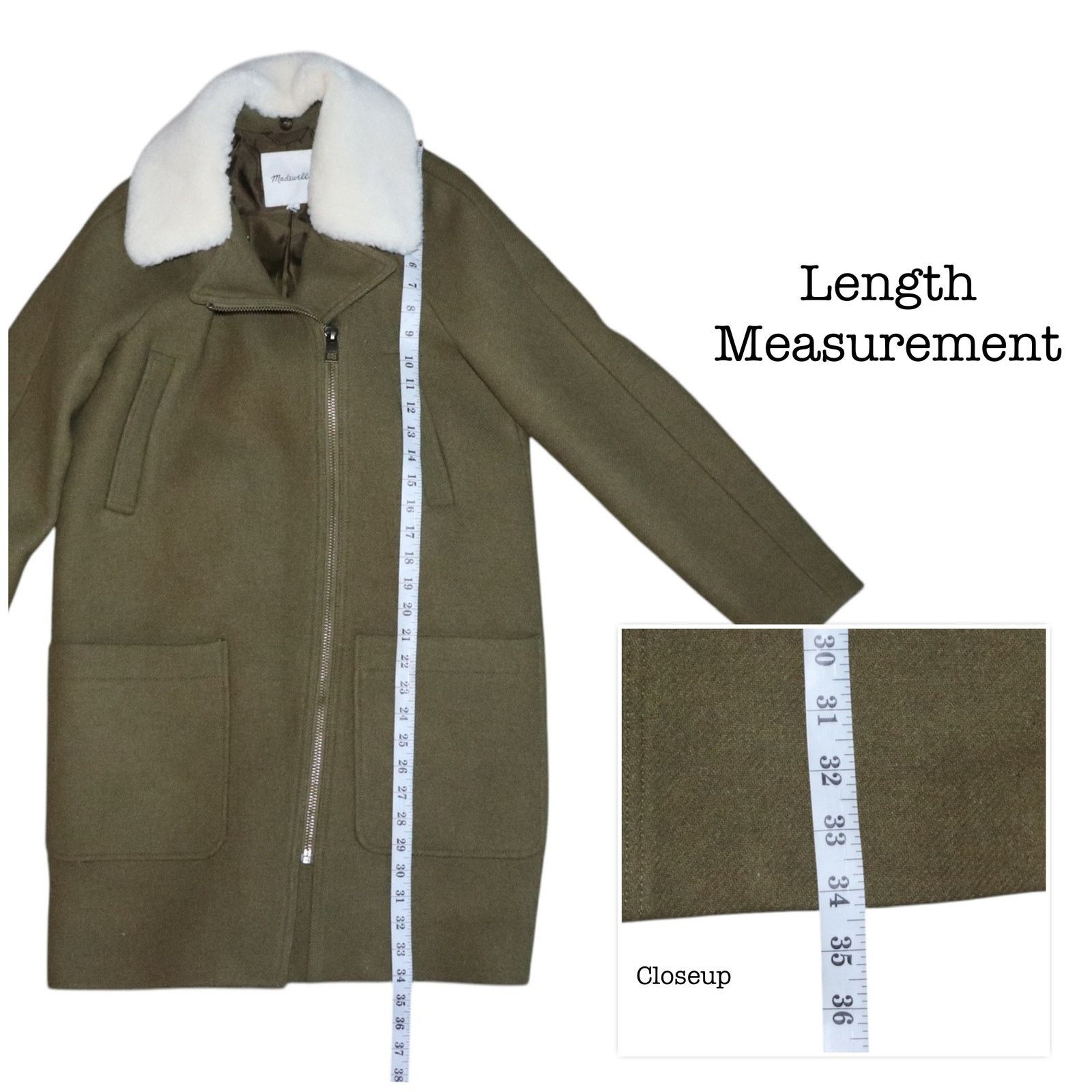 Madewell Madewell Eldridge Insuluxe Wool Blend Zip Coat Size Small Size S / US 4 / IT 40 - 3 Thumbnail