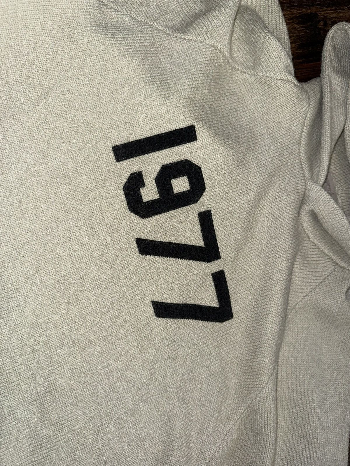 Fear of God Fear of God Essentials 1977 Knit Raw Sweater Hoodie Beige Size US S / EU 44-46 / 1 - 4 Thumbnail