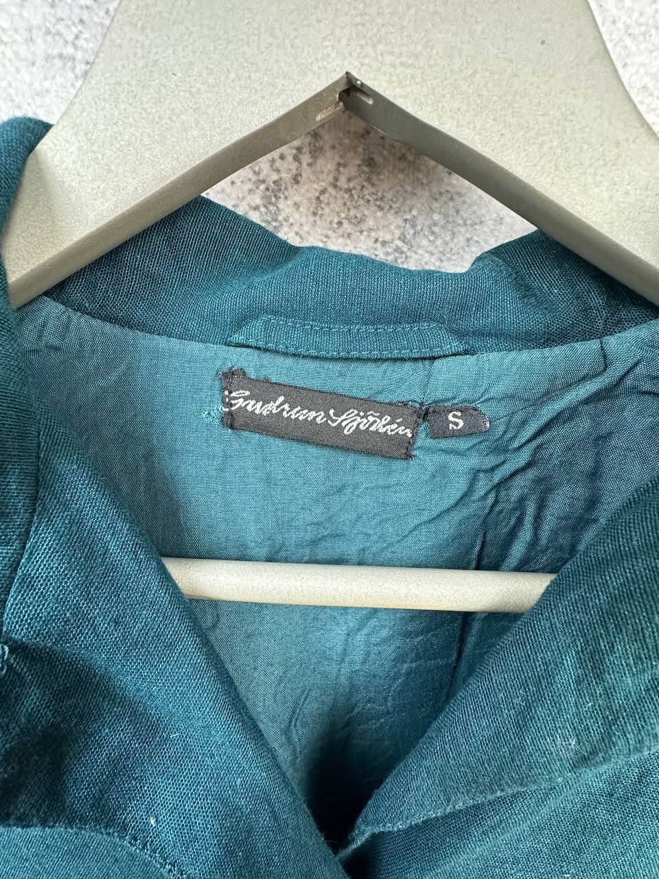 Gudrun Sjoden Gudrun Sjoden Teal Button Front Oversized Shirt Size S / US 4 / IT 40 - 10 Thumbnail