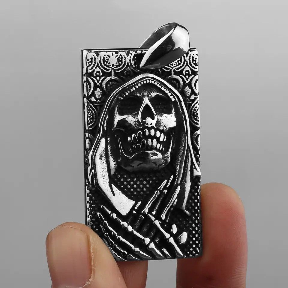 Other Pagan Faith Grim Reaper Pendant Necklace Size ONE SIZE - 3 Thumbnail