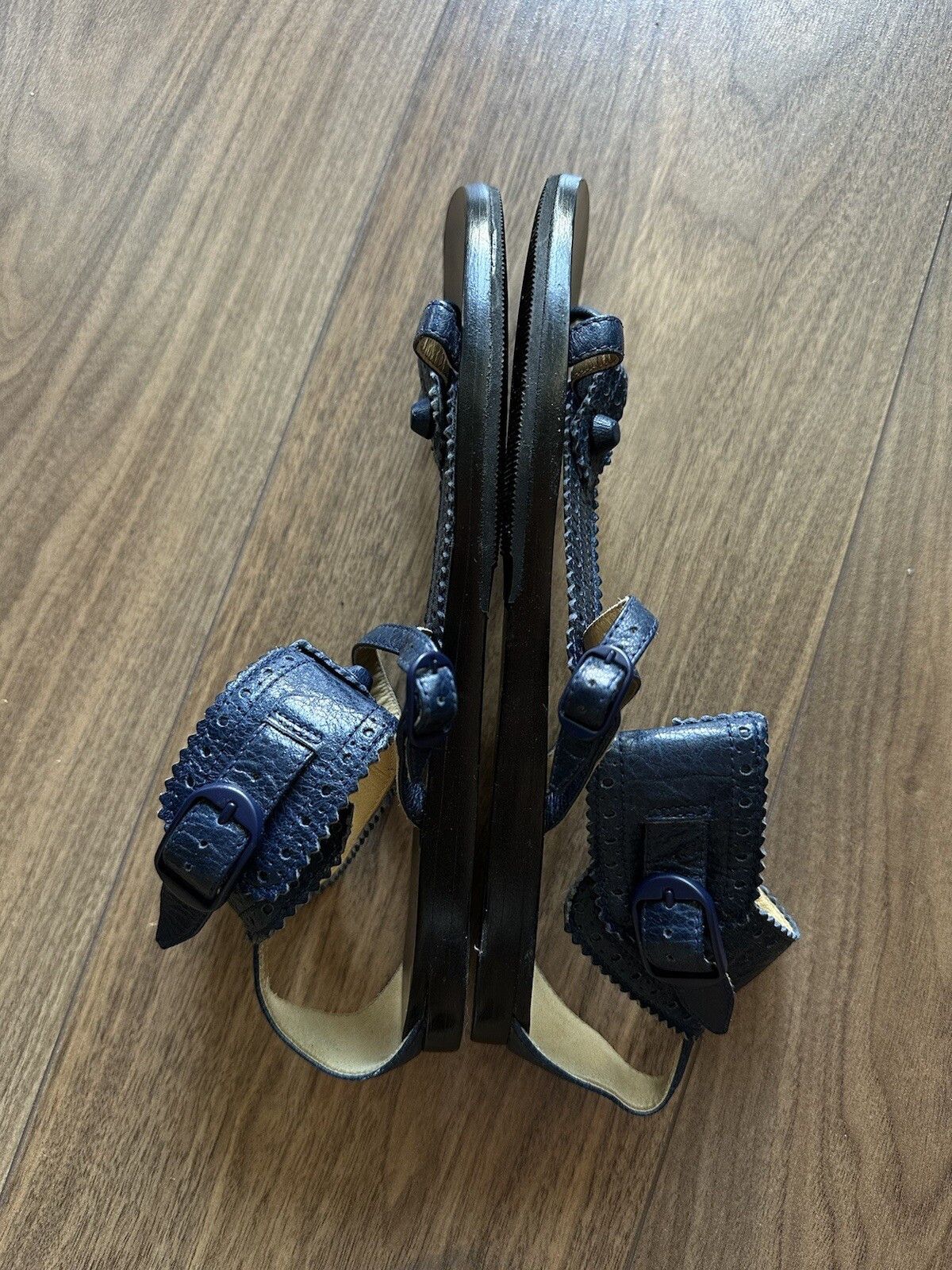 Balenciaga Balenciaga Paris Gladiator Studded Flat Sandals City Size US 8.5 / IT 38.5 - 15 Thumbnail