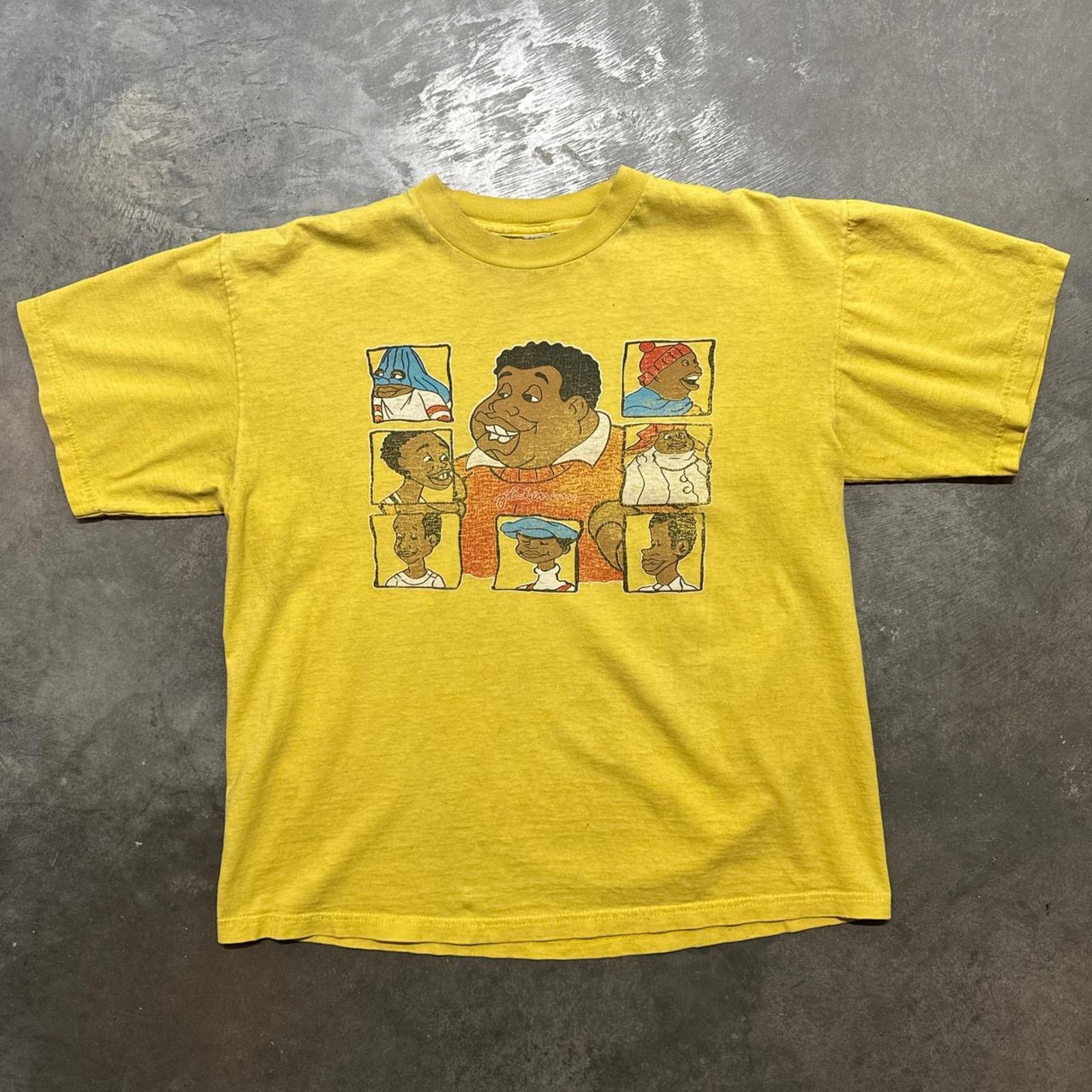 Fubu × Vintage Vintage 90s Platinum Fubu Fat Albert Graphic T-Shirt Size US L / EU 52-54 / 3 - 1 Thumbnail
