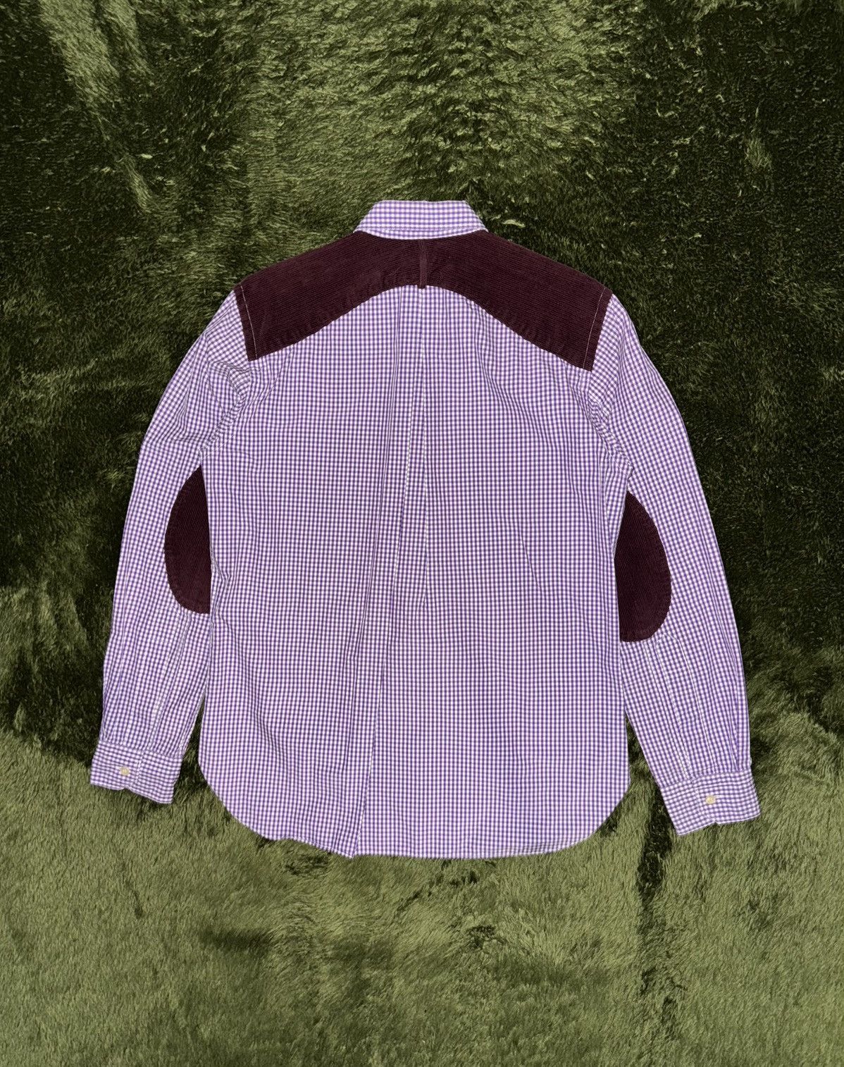 Junya Watanabe [S] Junya Watanabe 11AW Gingham Check Corduroy Patch Shirt Size US S / EU 44-46 / 1 - 8 Thumbnail