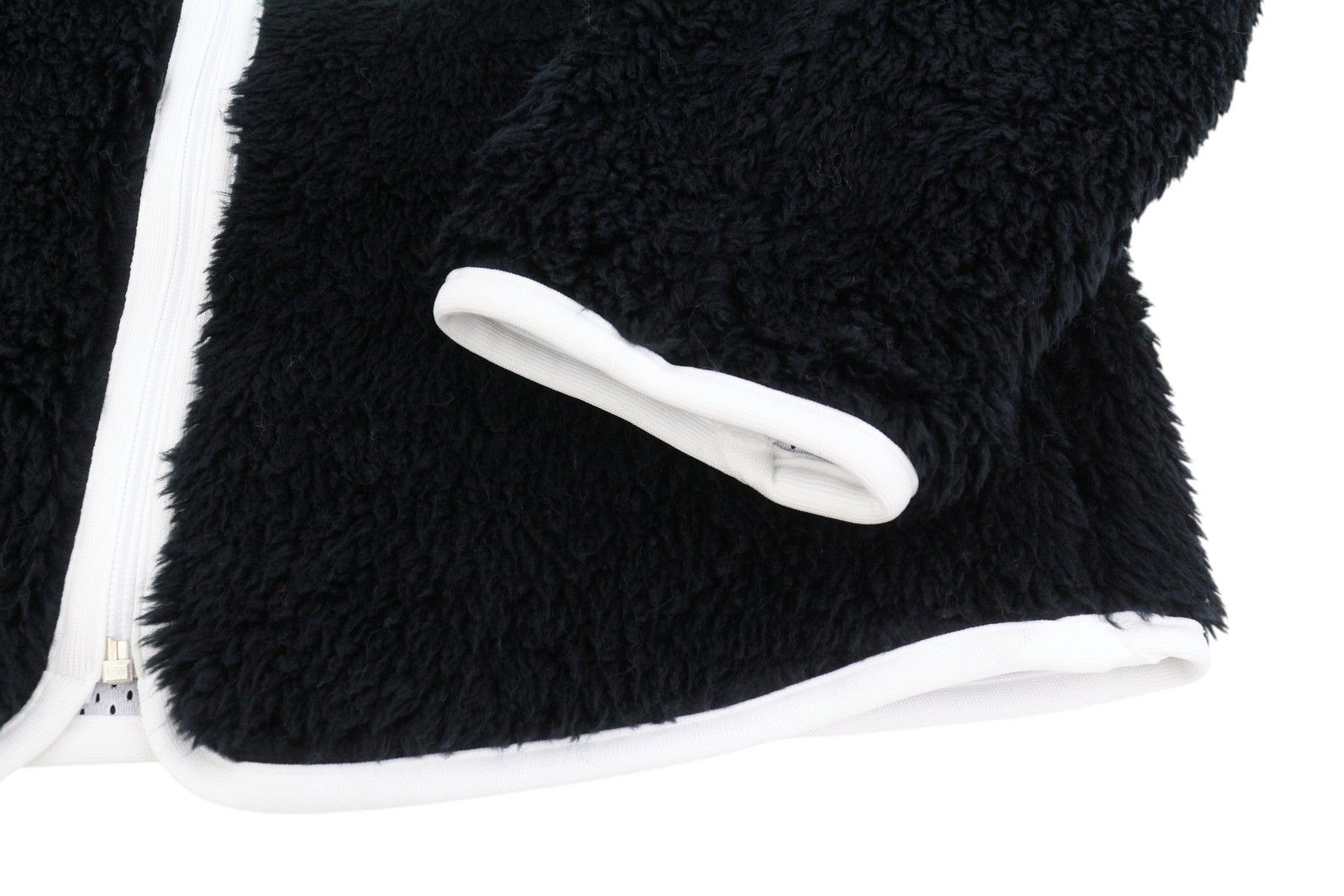 Ambush Design L Black Faux Fur Fleece Zip Lightweight 86772 Size US M / EU 48-50 / 2 - 7 Thumbnail