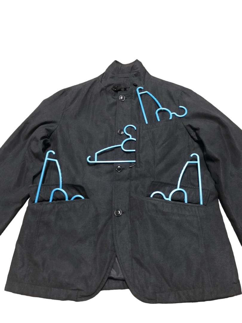 Playboy Coat zipper Button Jacket Multipocket