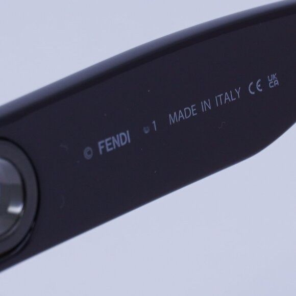 Fendi Fendi FE40107I 52E Sunglasses Havana Rectangle Frame Size ONE SIZE - 2 Thumbnail