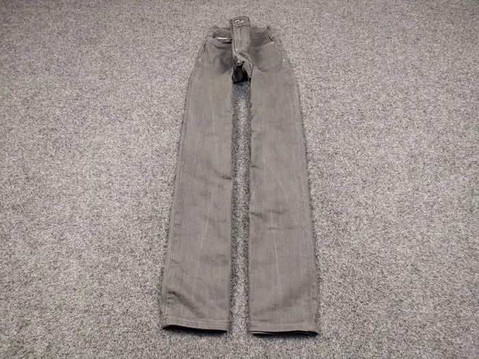 Dolce & Gabbana Vintage 90's Dolce & Gabbana Straig Women's Gray Denim Jeans Size 25" / US 0 / IT 36 - 2 Thumbnail