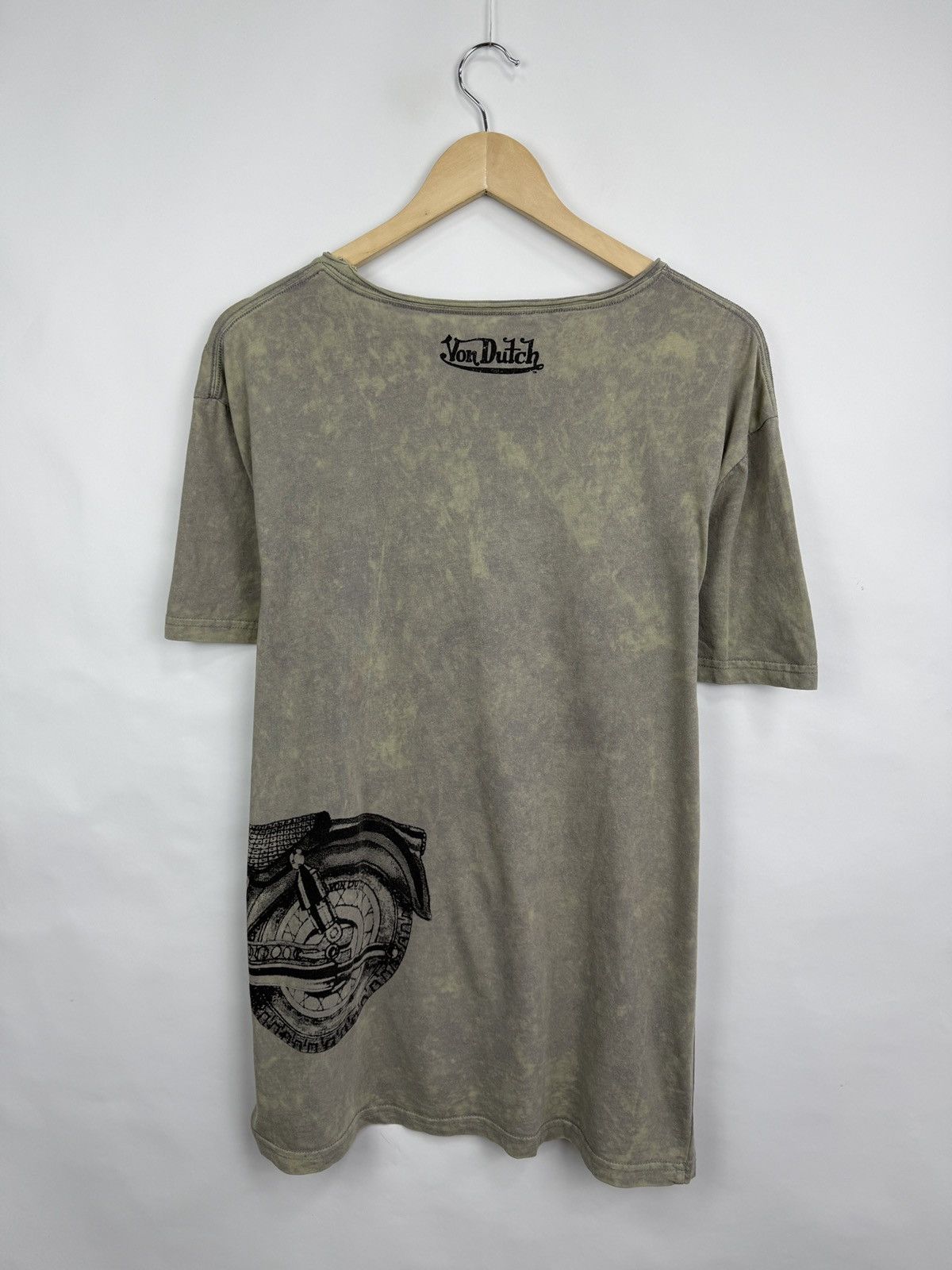 Von Dutch 🇺🇸 Vintage 90s Von Dutch Motorcycle Choppers T-Shirt Rare Size US XL / EU 56 / 4 - 10 Thumbnail