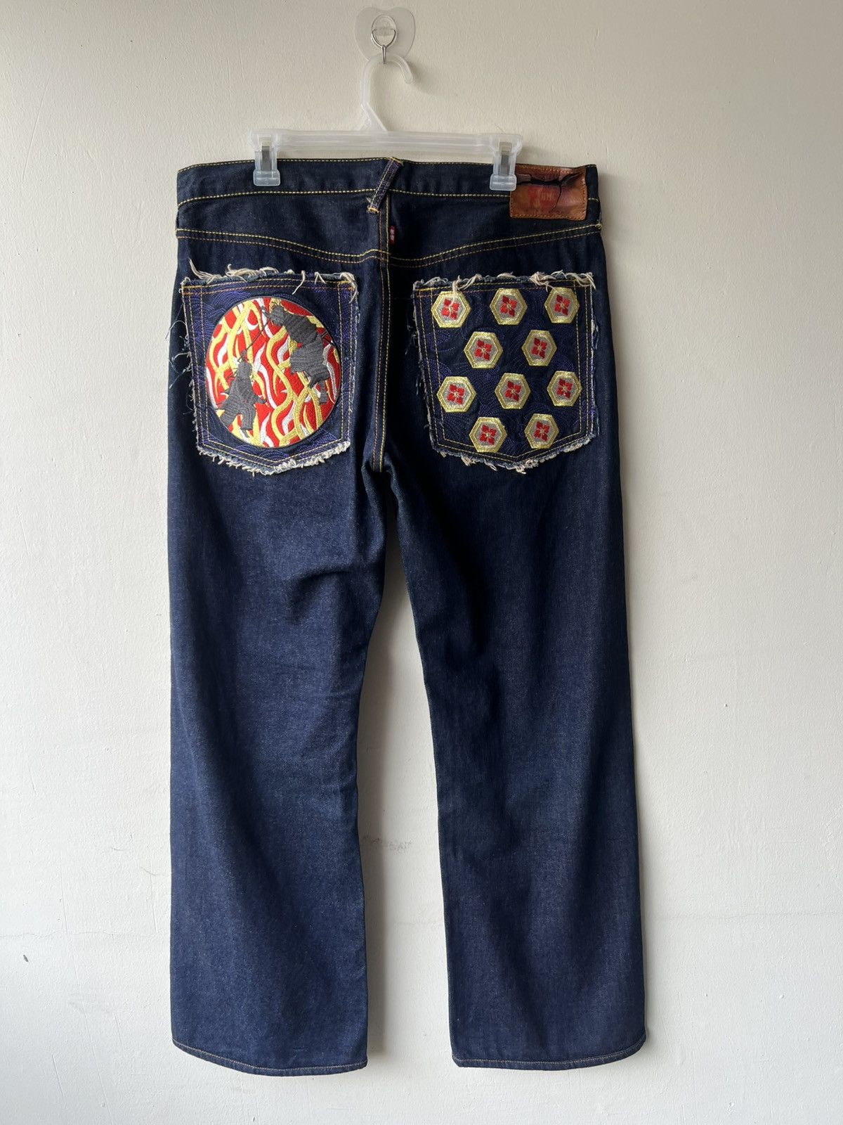 RMC Jeans RMC Martin Ksohoh Blue Denim Selvedge Jeans Loose Size US 36 / EU 52 - 3 Thumbnail