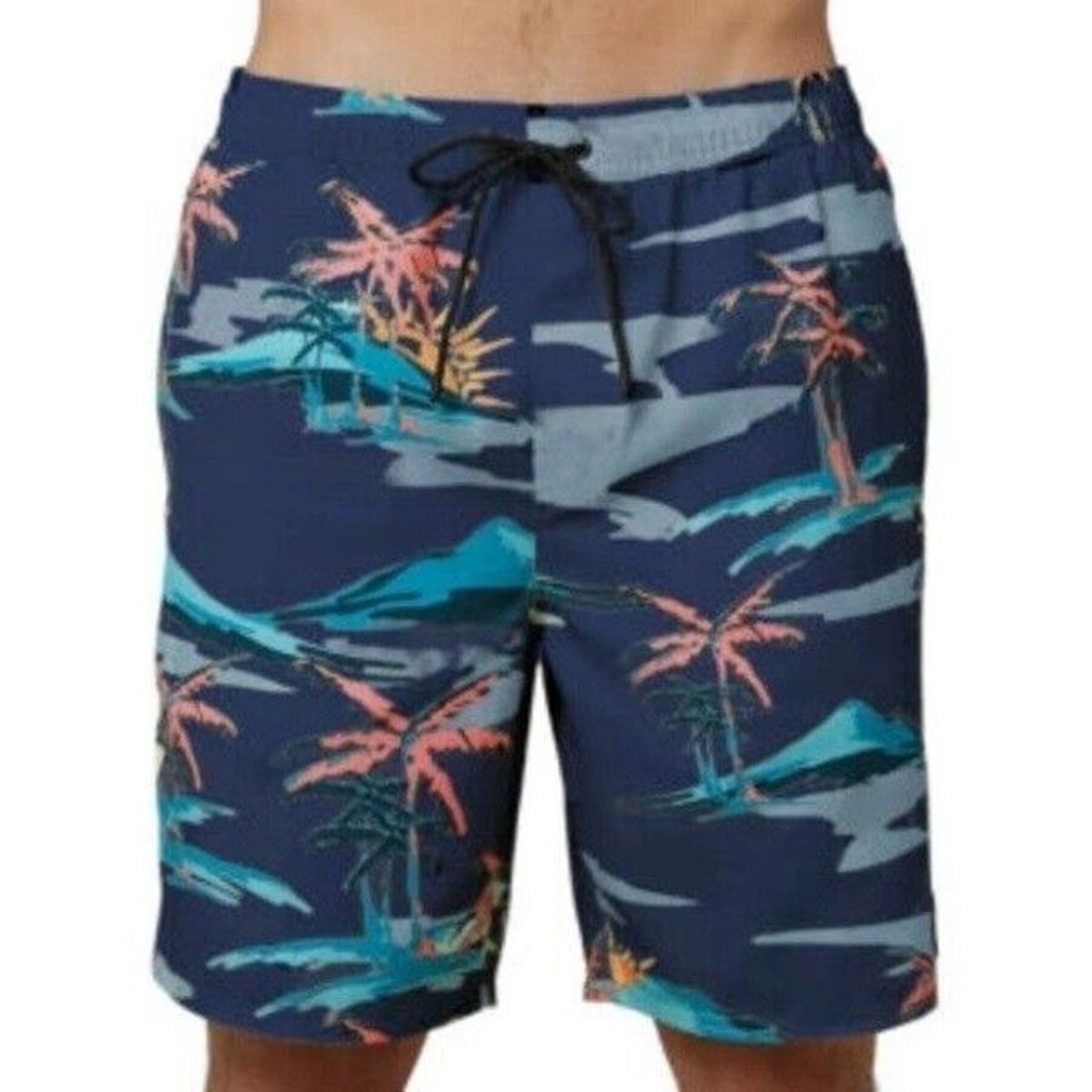 O'Neill NWT O'NEILL Cabana Volley Elastic Swim Shorts Blue Size 2XL Size US 42 / EU 58 - 3 Thumbnail