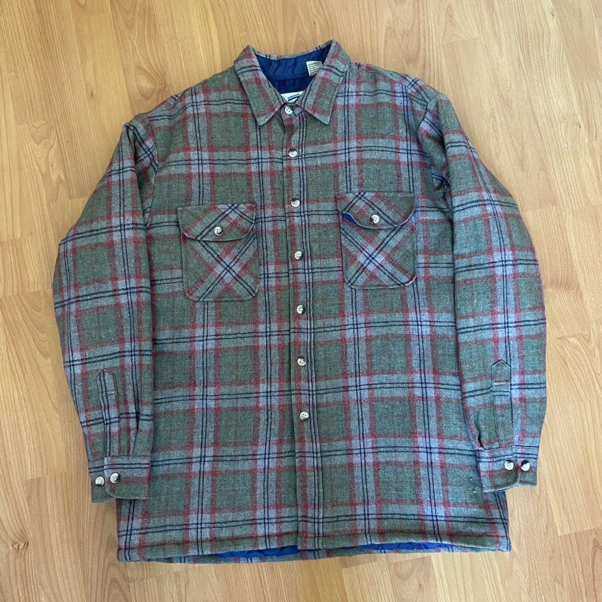 Vintage Vintage Briggs Men’s Lined Flannel Jacket Size Large Size US L / EU 52-54 / 3 - 1 Thumbnail