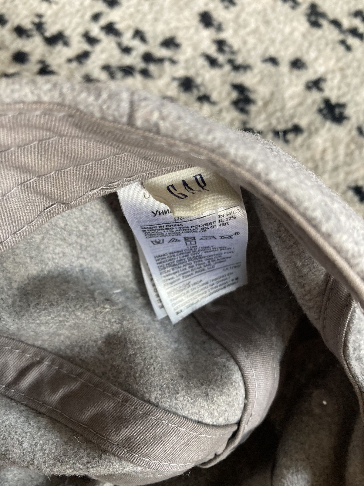 Gap Grey wool type pink camo Gap baseball hat Size ONE SIZE - 9 Thumbnail