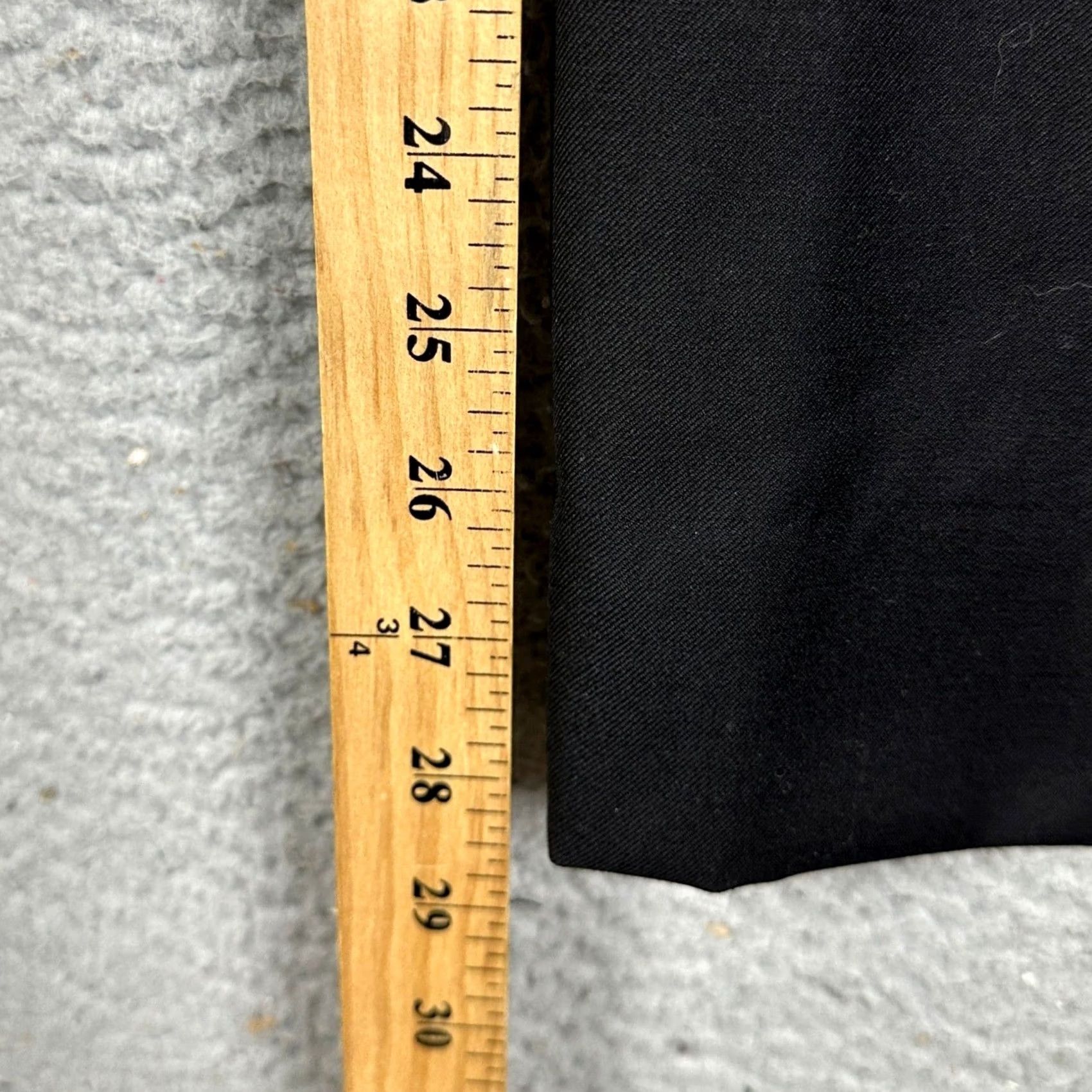 Ralph Lauren VINTAGE? No. Lauren Ralph Lauren Pants Dress Wool Black Flat Front Straight 42 Mens 42X30 Regular? Size US 42 / EU 58 - 6 Thumbnail