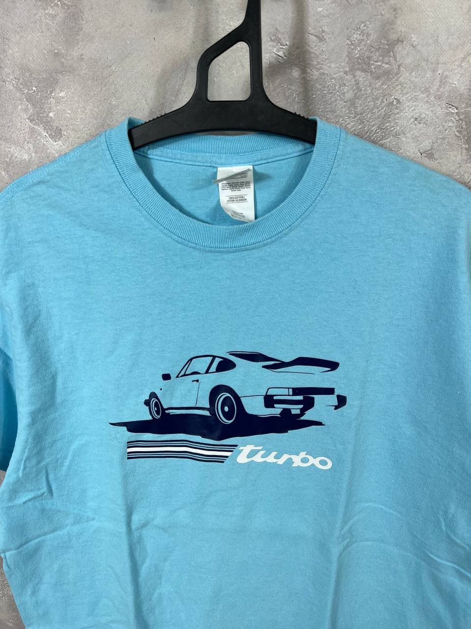 Gildan × Vintage Vintage Tee Porche 911 Turbo Size US M / EU 48-50 / 2 - 3 Thumbnail