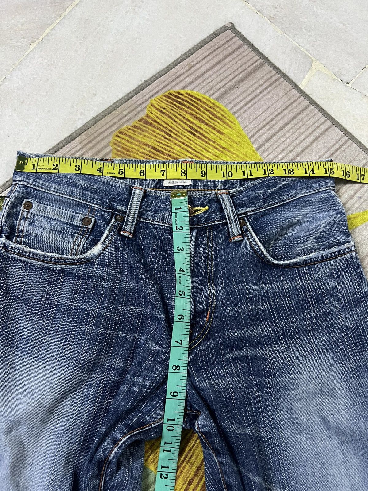 Edwin × If Six Was Nine × Japanese Brand 💥FLARE💥 VINTAGE EDWIN 505 DISTRESSED JEANS VERY RARE Size US 29 - 11 Thumbnail