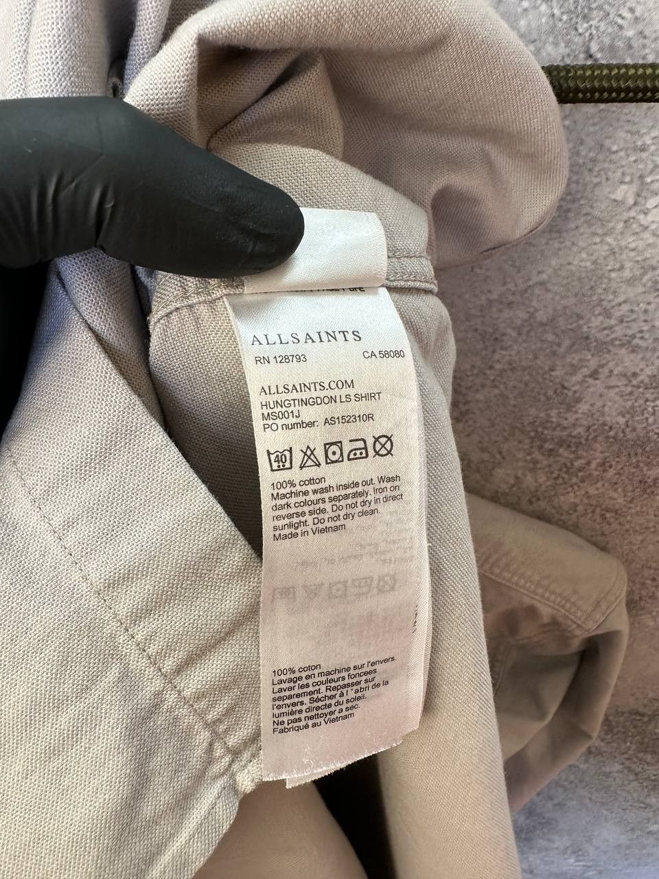 Allsaints × Designer ALLSAINTS Hungtingdon Long Sleeve Shirt Button Up Size US S / EU 44-46 / 1 - 13 Thumbnail