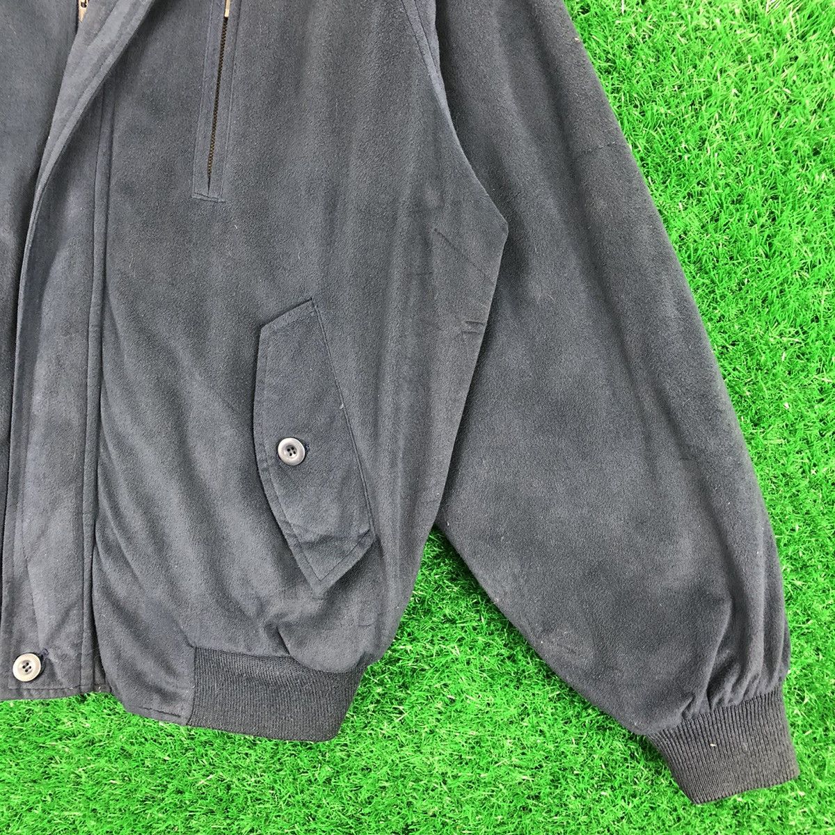 Japanese Brand Vintage 80's Casual Work Zipper Jacket by Sevenjack Size US L / EU 52-54 / 3 - 3 Thumbnail