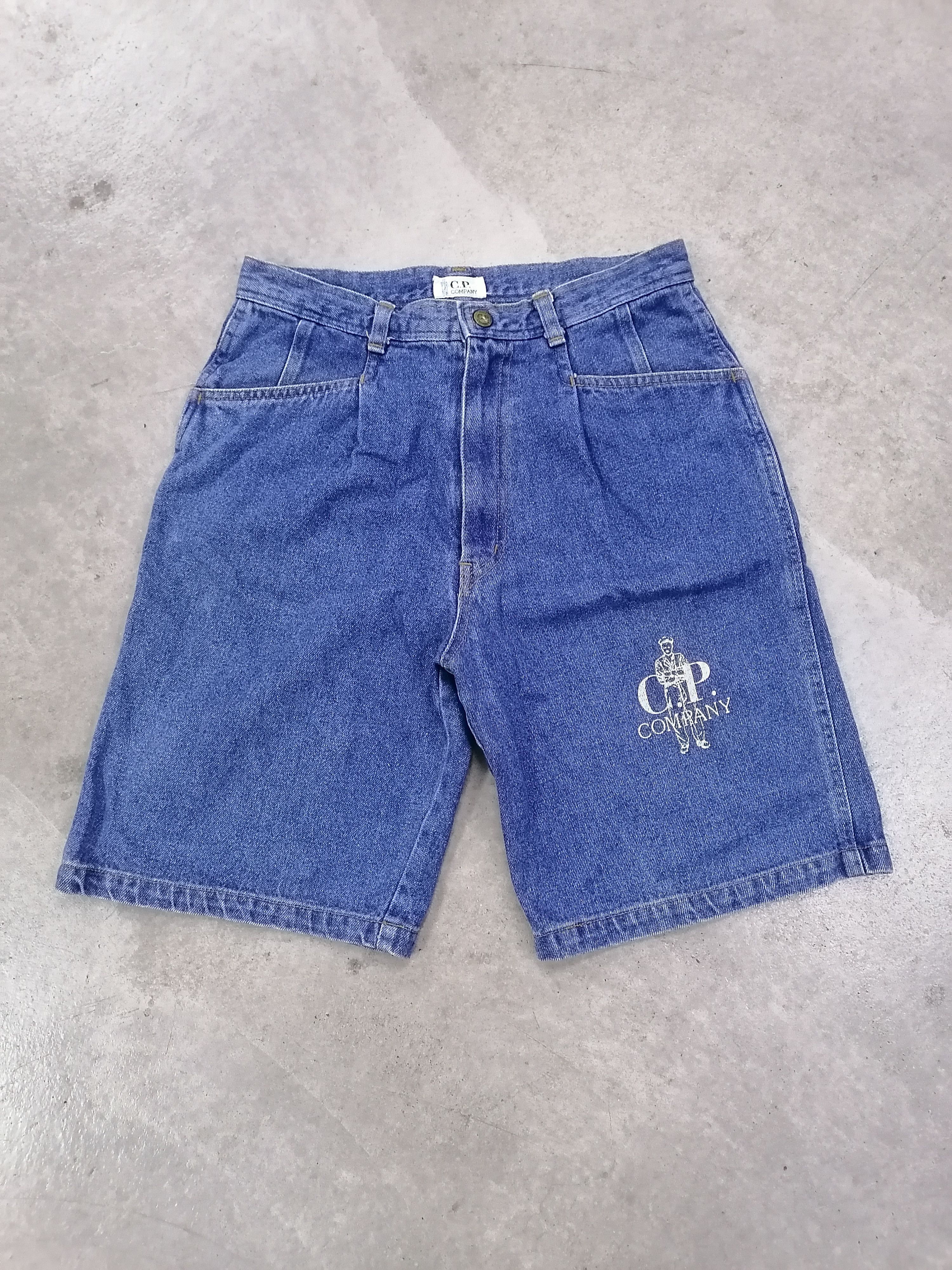 C.P. Company × Vintage Vintage C.P Company Denim Short Pants Size 27" / US 4 / IT 40 - 2 Thumbnail