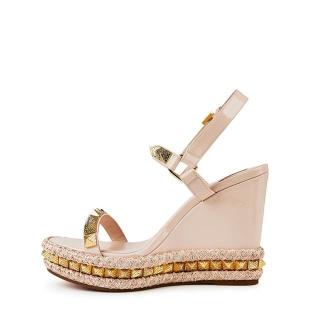 Christian Louboutin Pyraclou 110mm Espadrilles Size US 9 / IT 39 - 3 Thumbnail