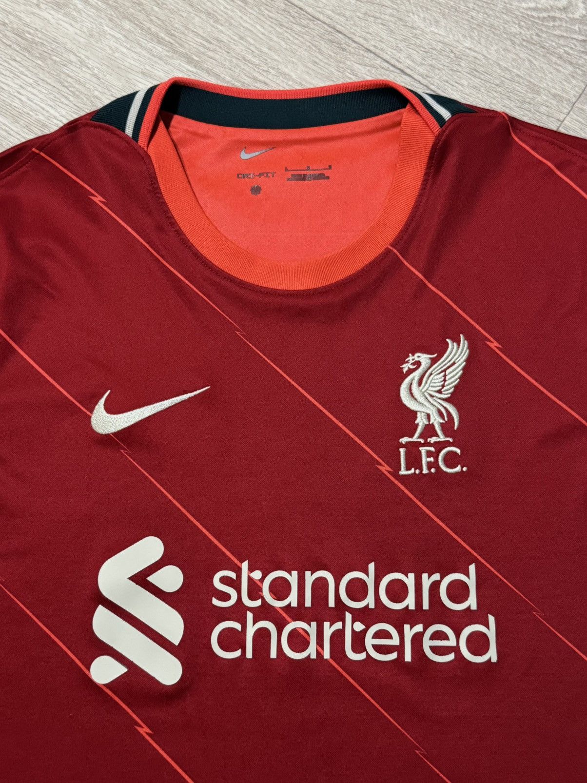 Nike 🔷Nike Liverpool 2021/22 Soccer jersey🔷 Size US L / EU 52-54 / 3 - 4 Thumbnail