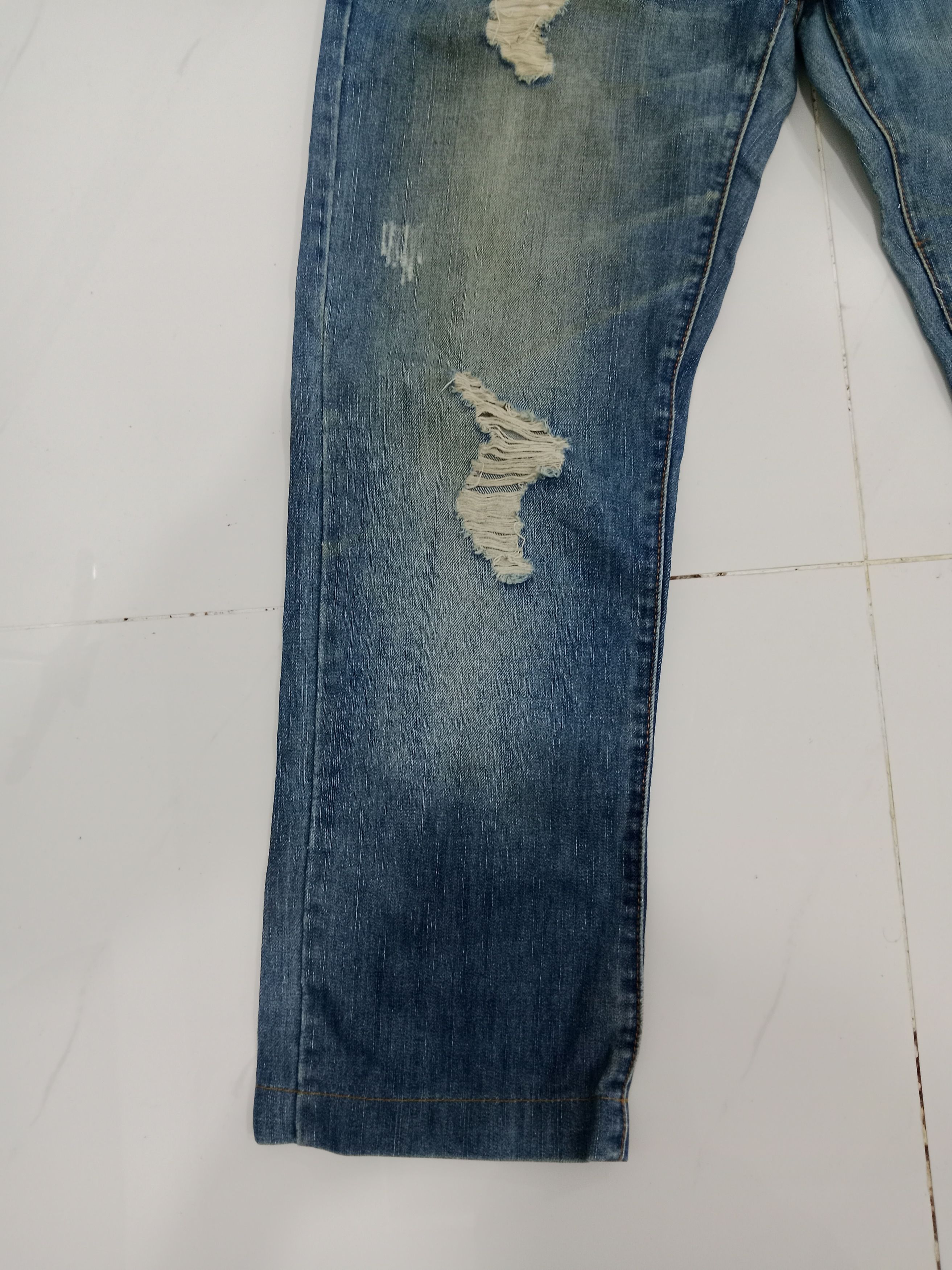 Dolce & Gabbana DOLCE & GABBANA Distressed Jeans Nice Style Size US 33 - 7 Thumbnail