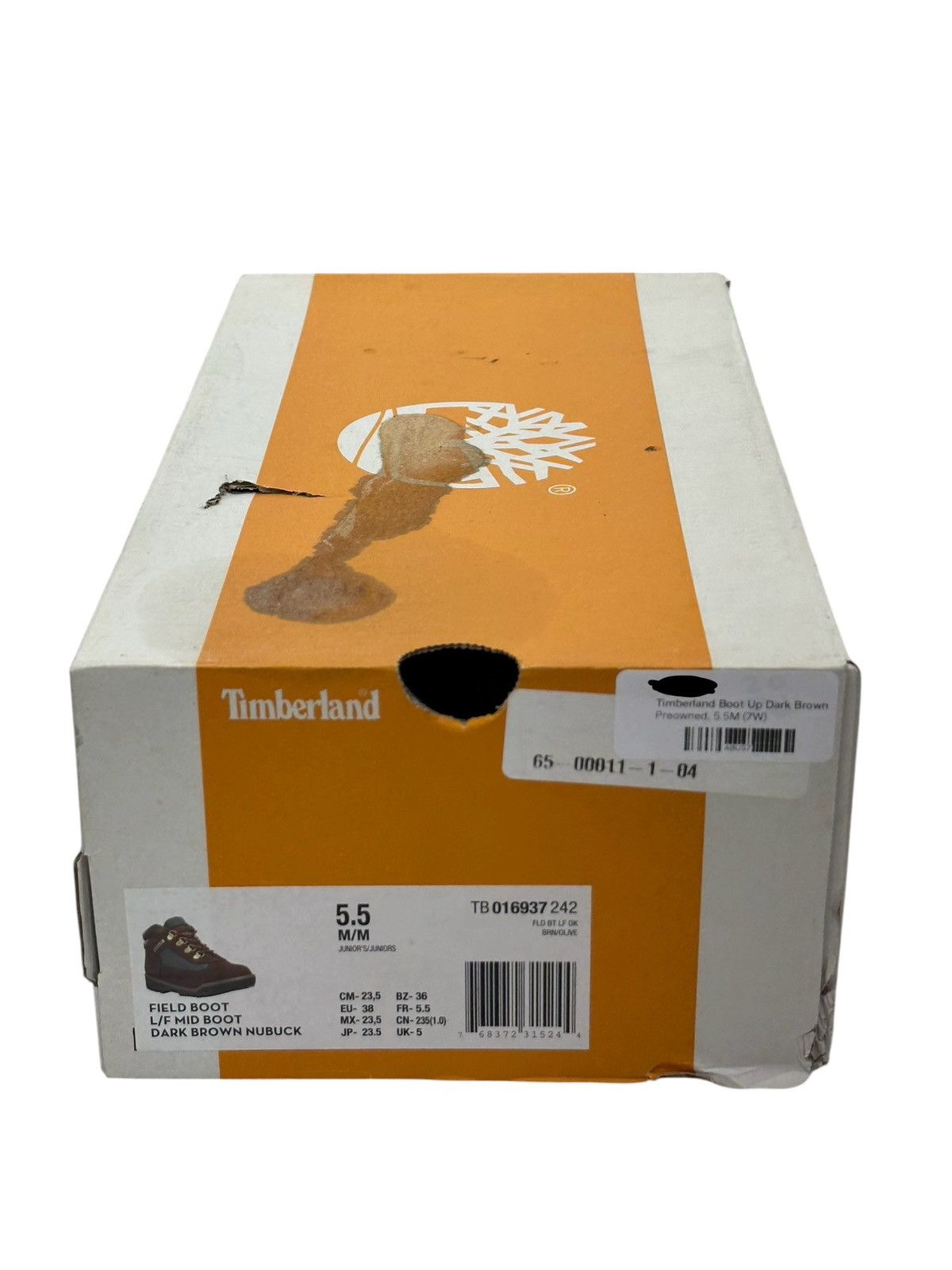 Timberland [TB016937] TIMBERLAND FIELD BOOT DARK BROWN GREEN NUBUCK Size US 5.5 / EU 38 - 8 Thumbnail