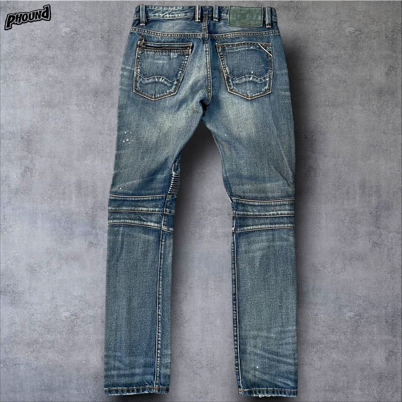 Cult Of Individuality Cult of Individuality Jeans 32x34 Rebel Cycle Moto Selvedge Size US 32 / EU 48 - 3 Thumbnail