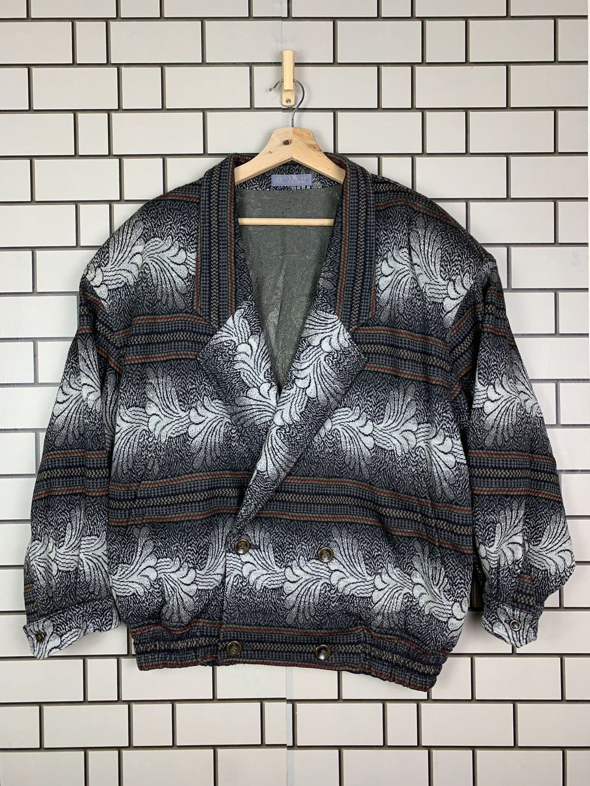 Designer × Japanese Brand × Vintage Vintage Prio Alegre Flora Design Jacket Size US L / EU 52-54 / 3 - 1 Thumbnail