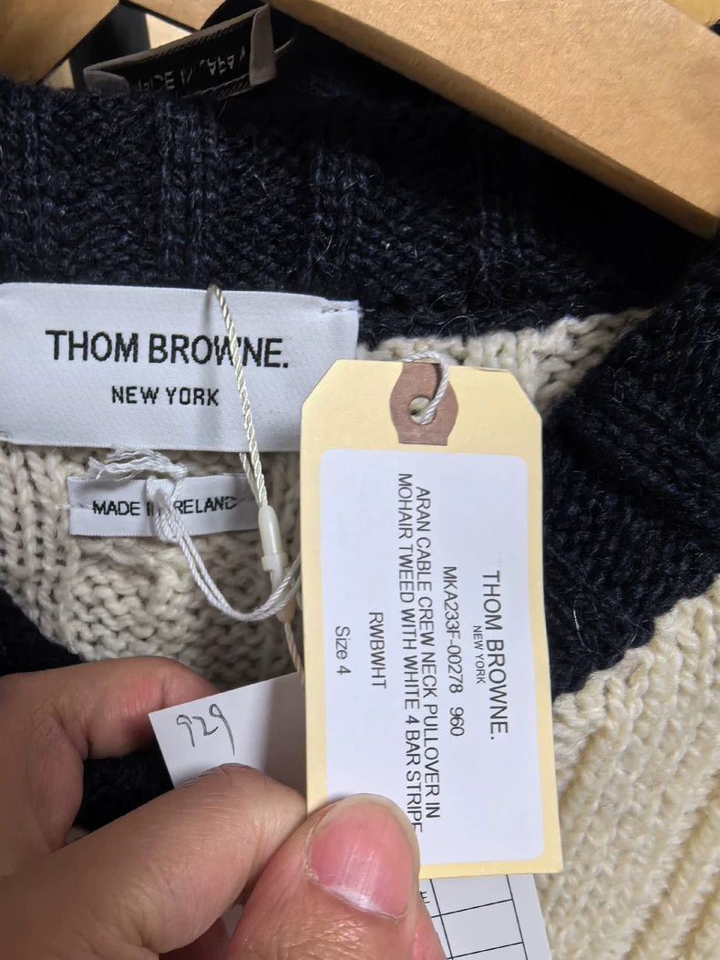 Thom Browne Thom Browne size4 A wool sweater Size US XL / EU 56 / 4 - 5 Thumbnail
