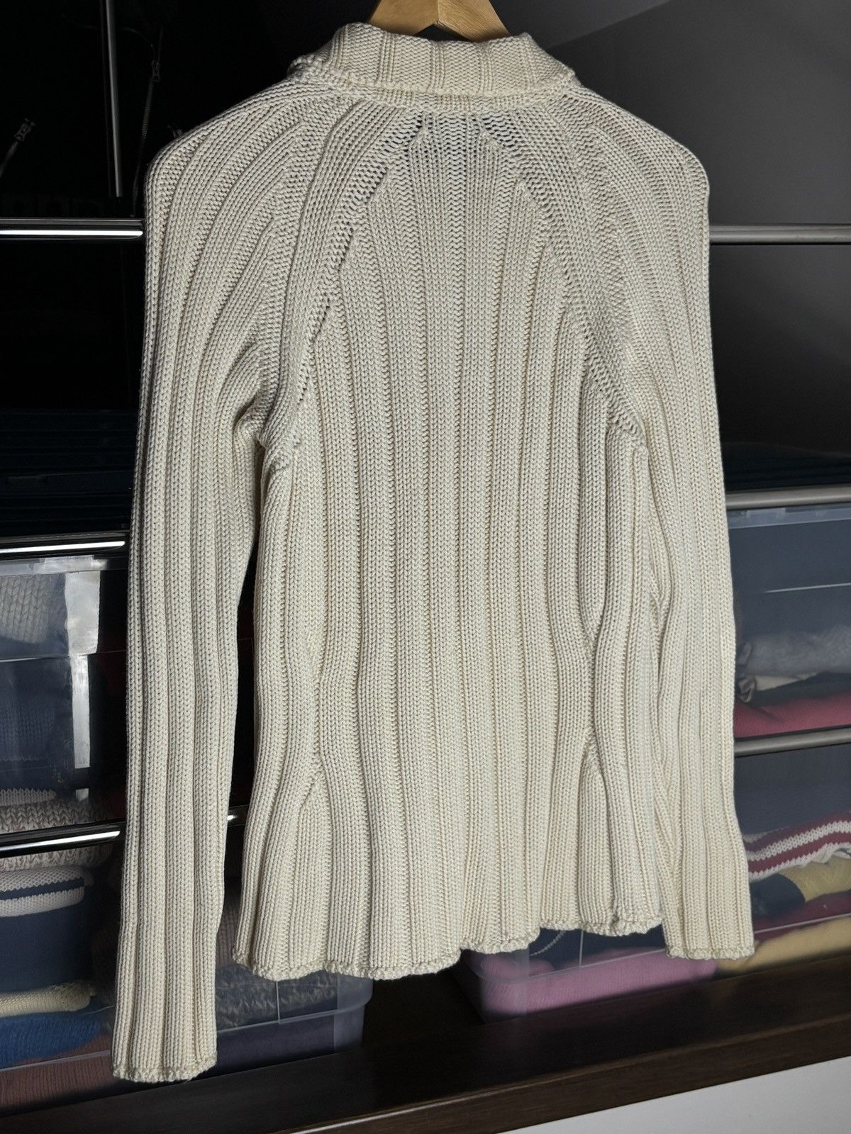 Hugo Boss Hugo Boss Vintage Knit Zip Up Sweater Size L / US 10 / IT 46 - 8 Thumbnail