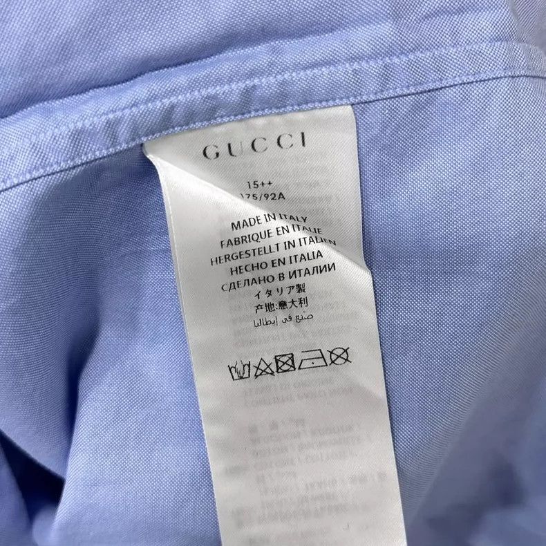 Gucci Gucci Neckline embroidered animal logo shirt 2502-Nextarrow Size US XXS / EU 40 - 4 Thumbnail