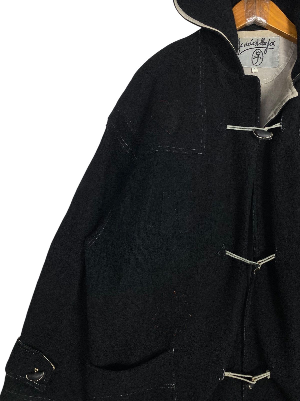 Jean Charles De Castelbajac Rare‼️ Vintage Jean Charles de Castelbajac Wool Duffle Coat Size XL / US 12-14 / IT 48-50 - 3 Thumbnail