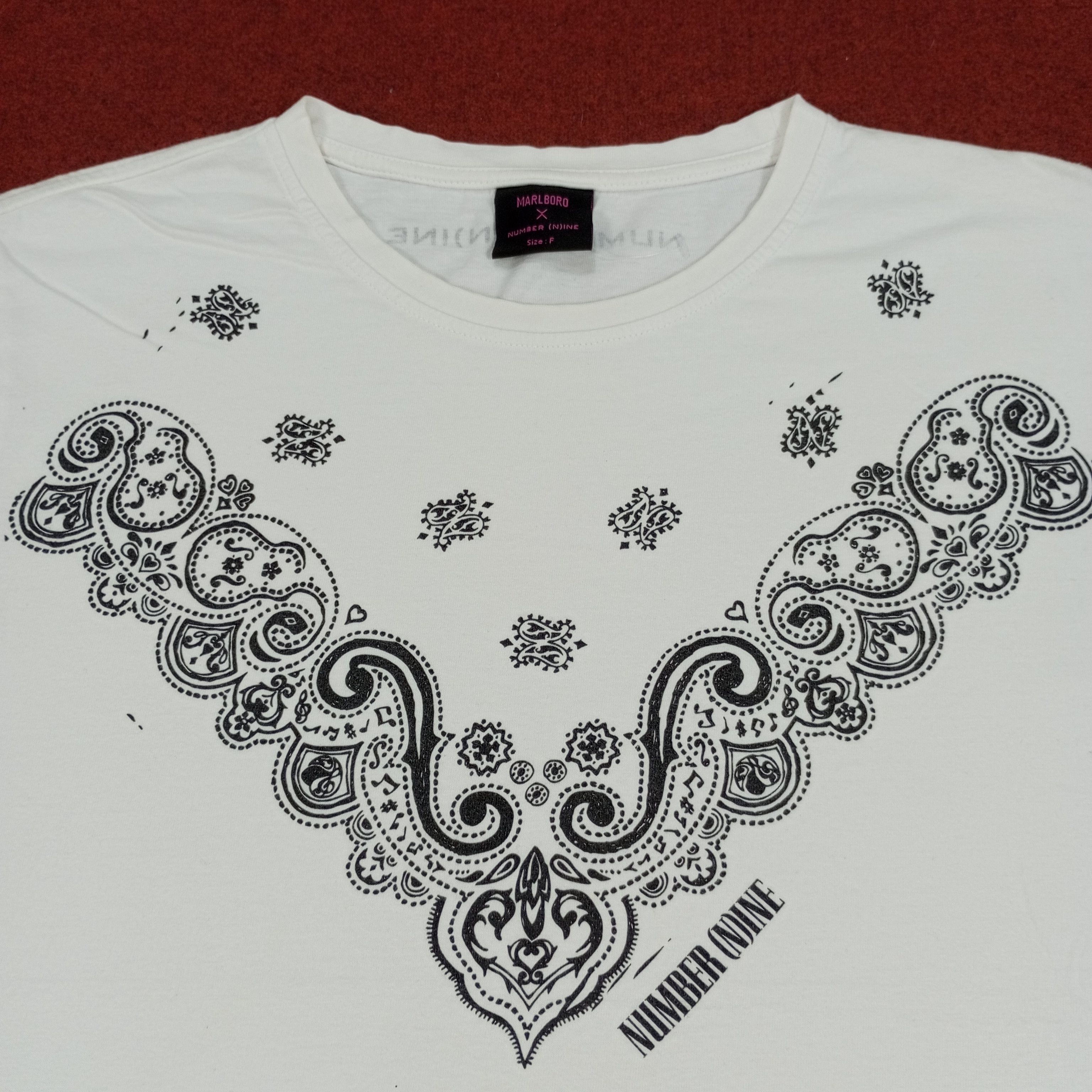 Marlboro Marlboro X Number Nine Japanese Brand Designer Tshirt Size US L / EU 52-54 / 3 - 2 Thumbnail