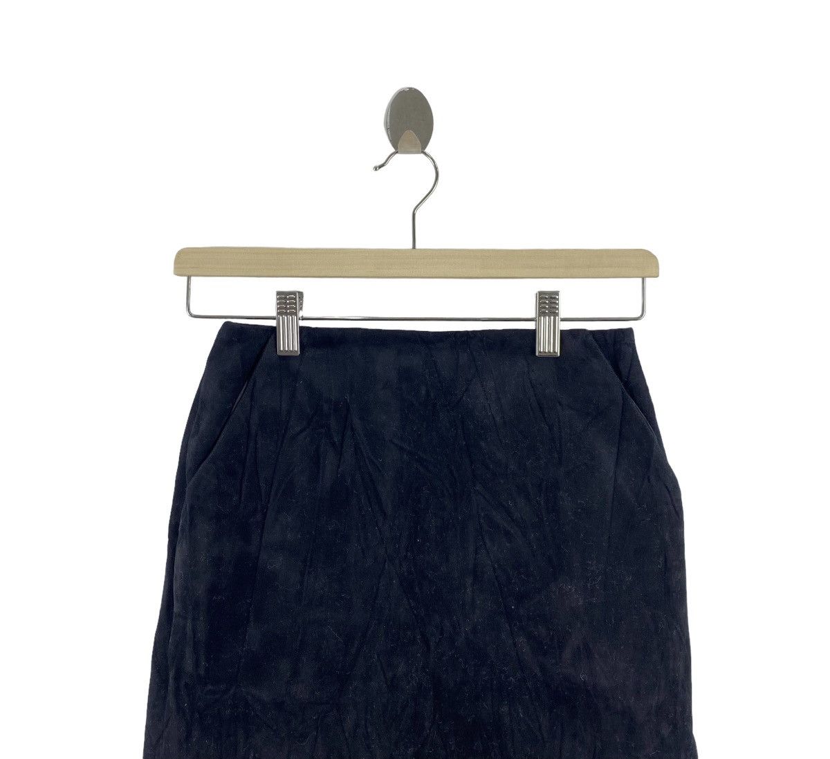 Katharine Hamnett London KATHARINE HAMNETT LONDON English Designer Black Midi Skirt Size 24" / US 00 / IT 34 - 2 Thumbnail