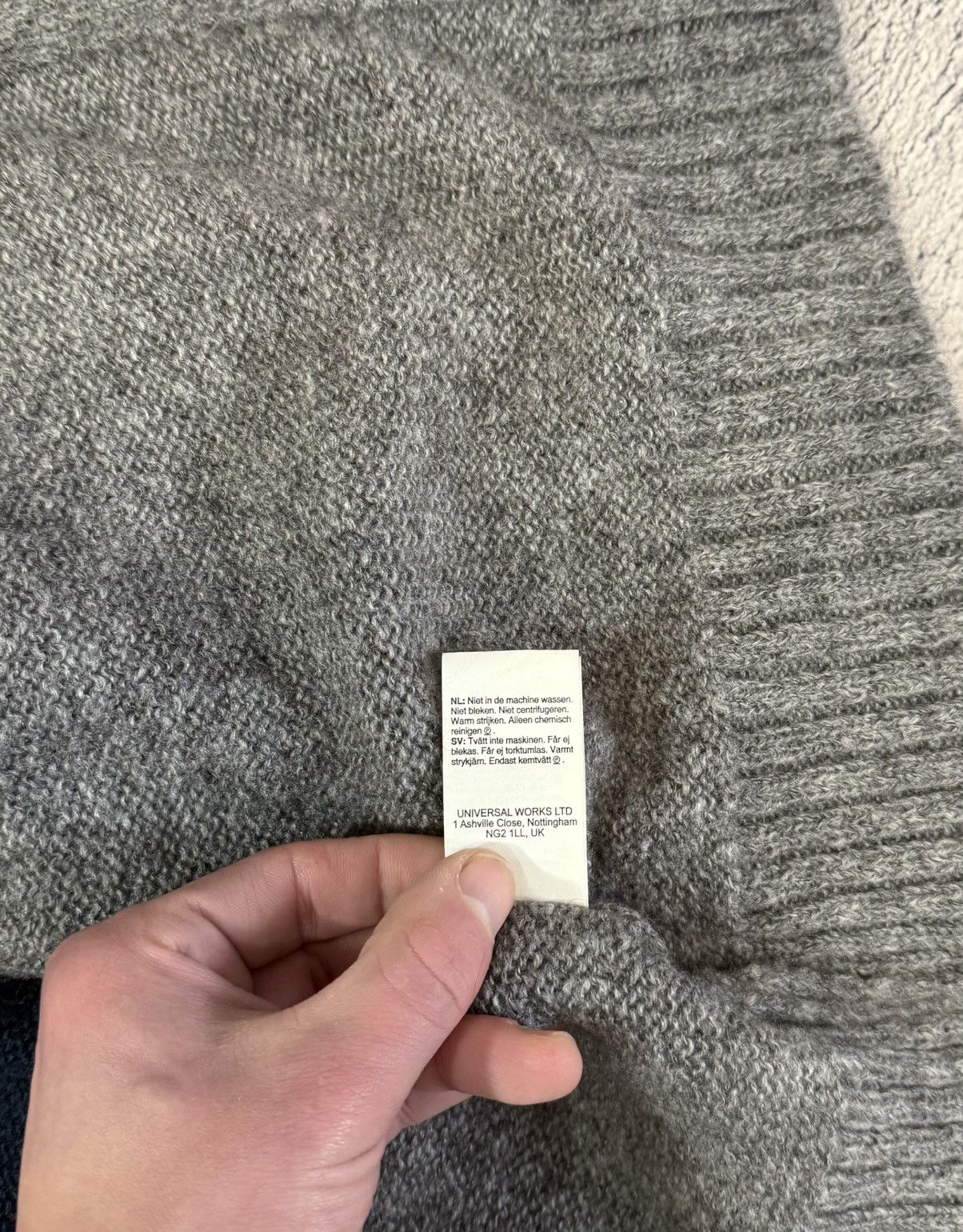 Universal Works Universal Works Mohair Cardigan Men L V-Neck Knit Sweater Size US L / EU 52-54 / 3 - 11 Thumbnail