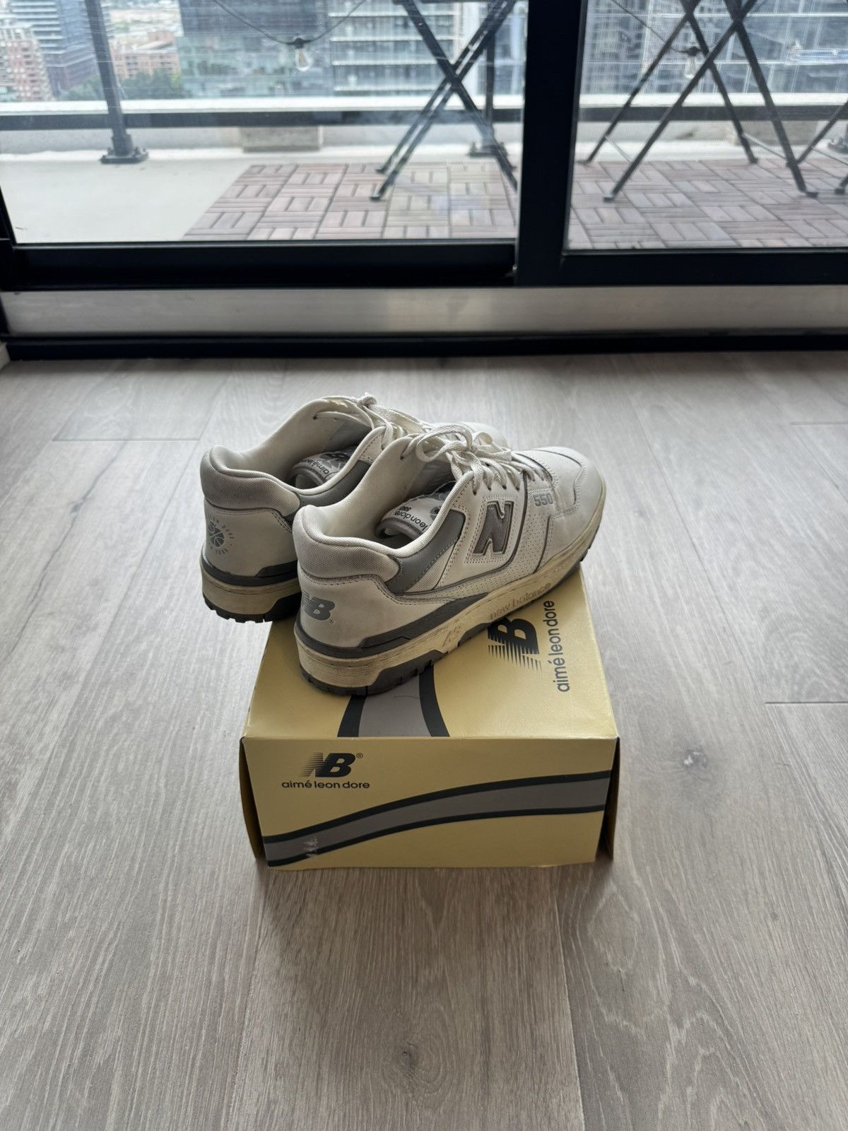 Aime Leon Dore × New Balance New Balance Aime Leon Dore White/Grey 550 Size US 10.5 / EU 43-44 - 5 Thumbnail